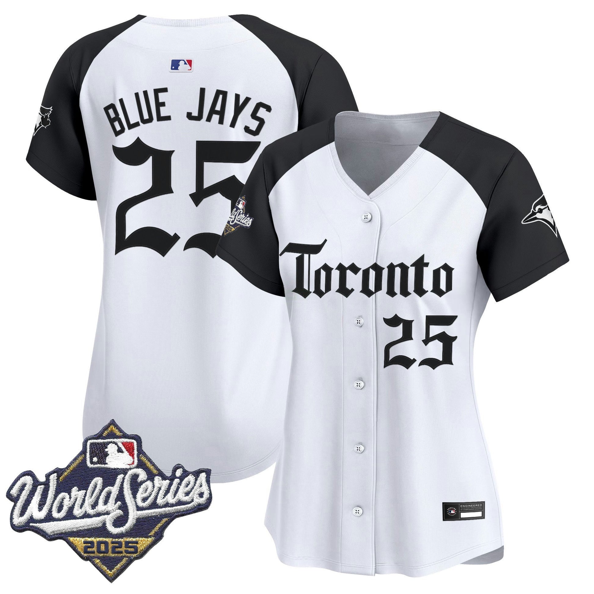 Camisa MLB Women’s Toronto 2025 World Series Vapor Premier Limited Jersey – Gothic North Edition