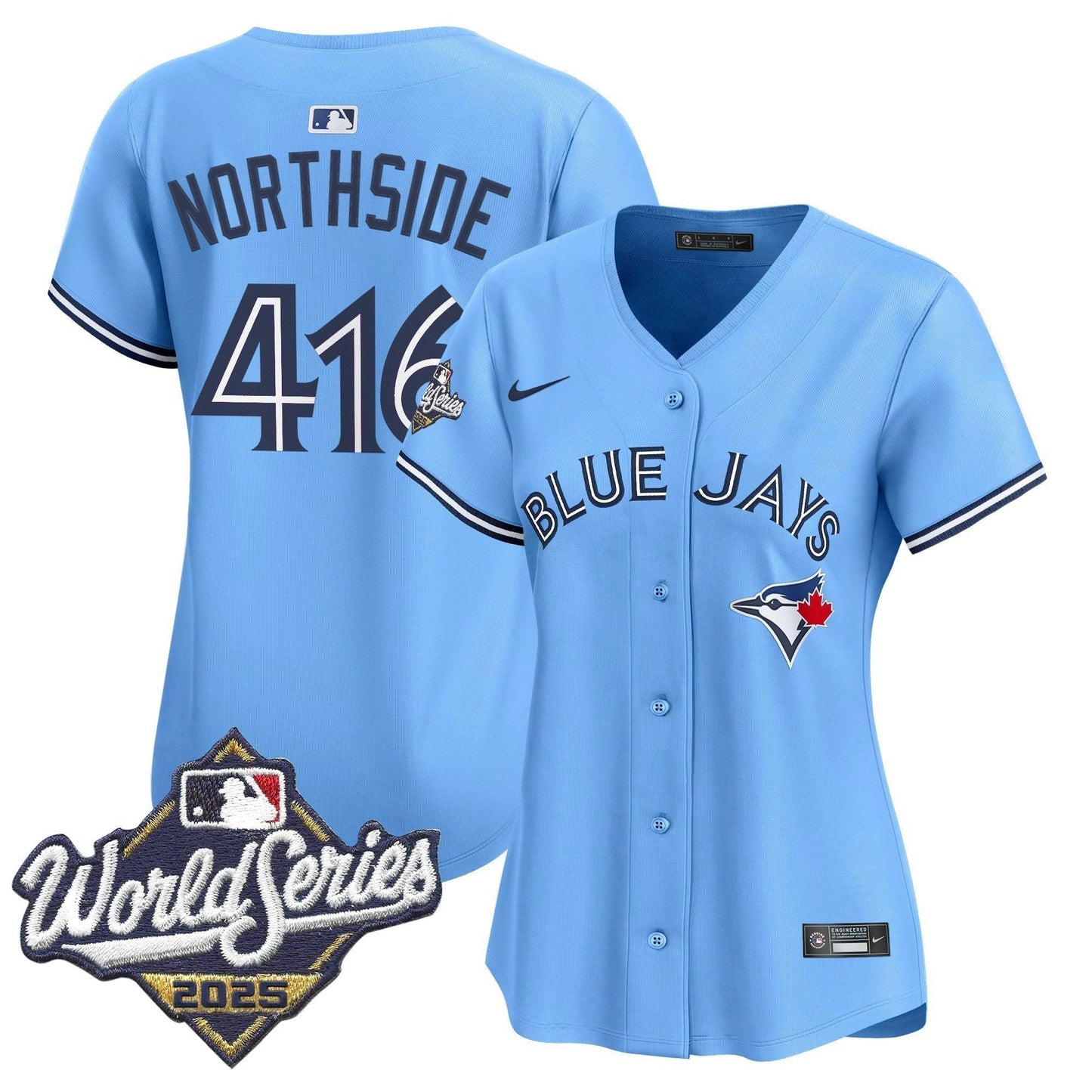 Camisa MLB Women’s Toronto 2025 World Series Vapor Premier Limited Jersey