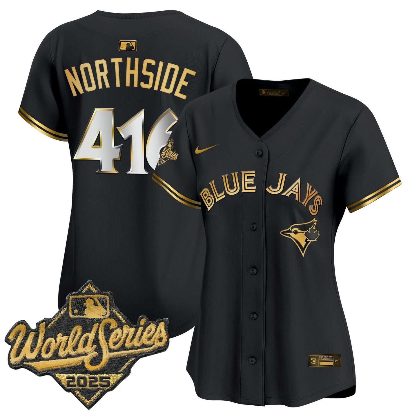 Camisa MLB Women’s Toronto 2025 World Series Vapor Premier Limited Jersey