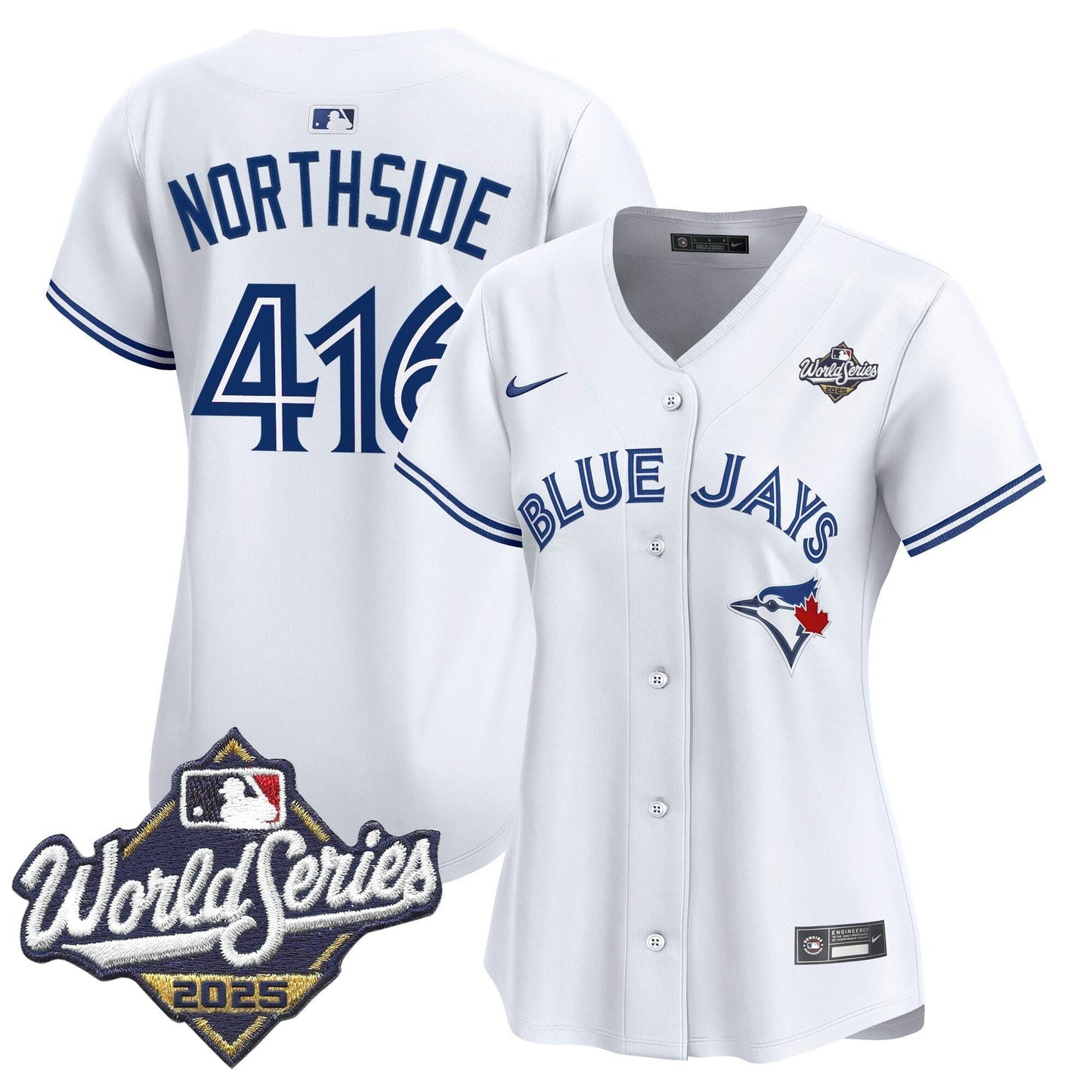 Camisa MLB Women’s Toronto 2025 World Series Vapor Premier Limited Jersey V2