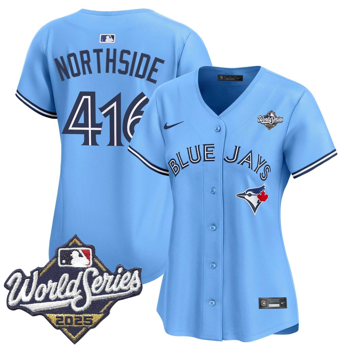 Camisa MLB Women’s Toronto 2025 World Series Vapor Premier Limited Jersey V2