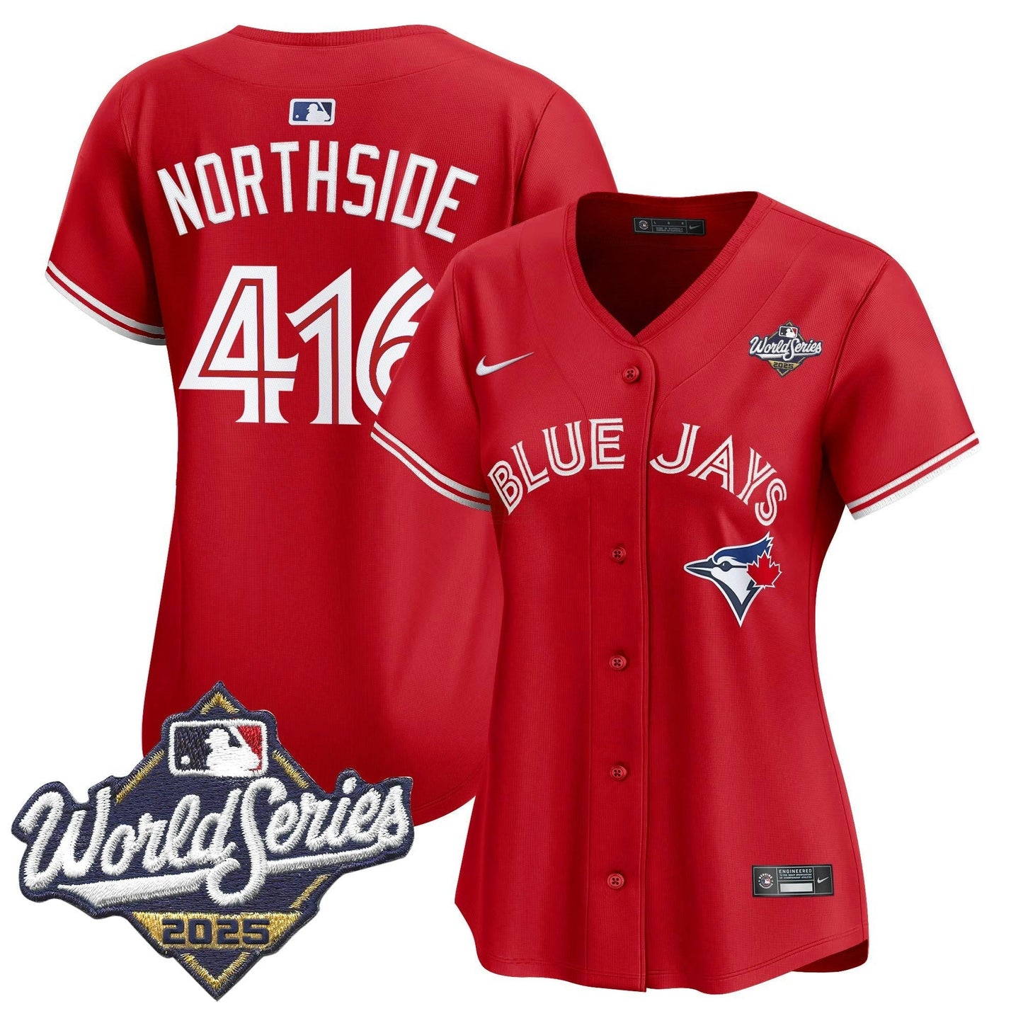 Camisa MLB Women’s Toronto 2025 World Series Vapor Premier Limited Jersey V2