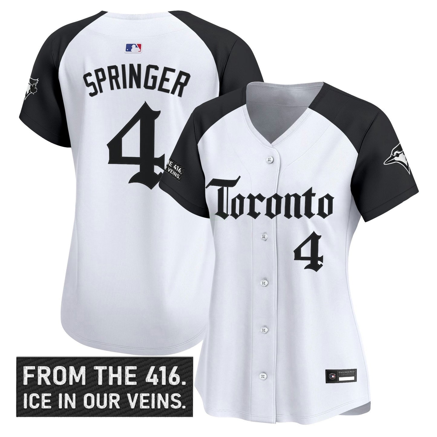 Camisa MLB Women’s Toronto ‘Gothic North Edition’ Vapor Premier Limited Jersey