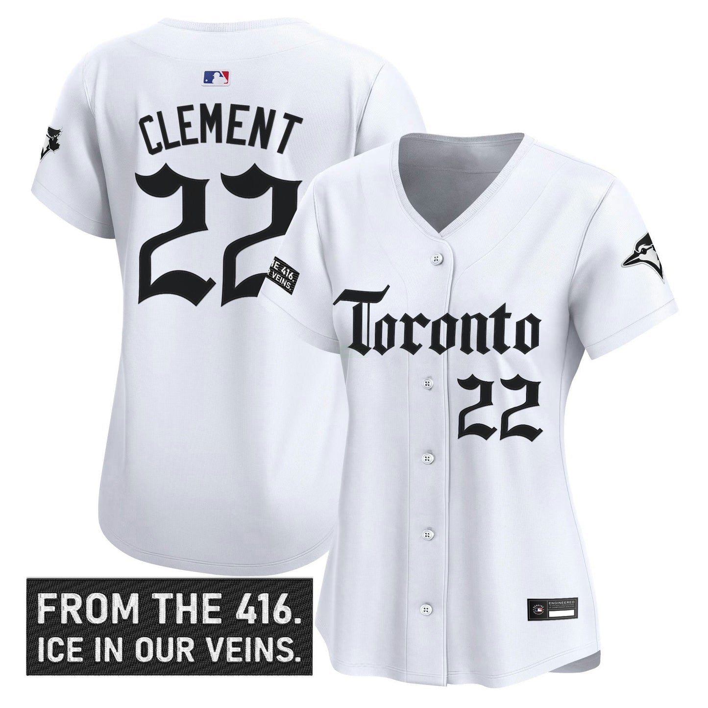 Camisa MLB Women’s Toronto ‘Gothic North Edition’ Vapor Premier Limited Jersey