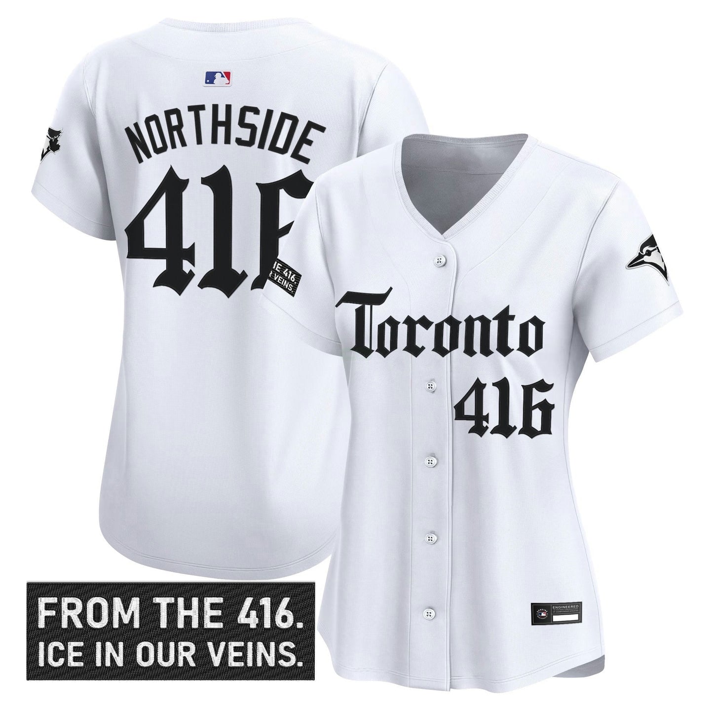 Camisa MLB Women’s Toronto ‘Gothic North Edition’ Vapor Premier Limited Jersey