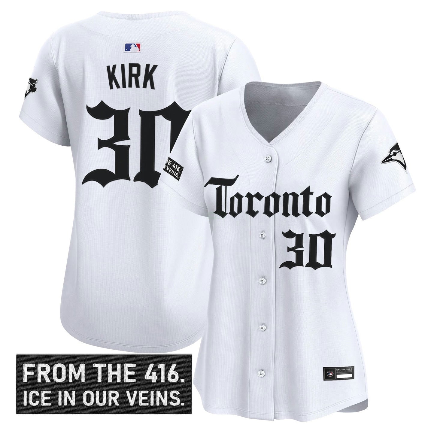 Camisa MLB Women’s Toronto ‘Gothic North Edition’ Vapor Premier Limited Jersey