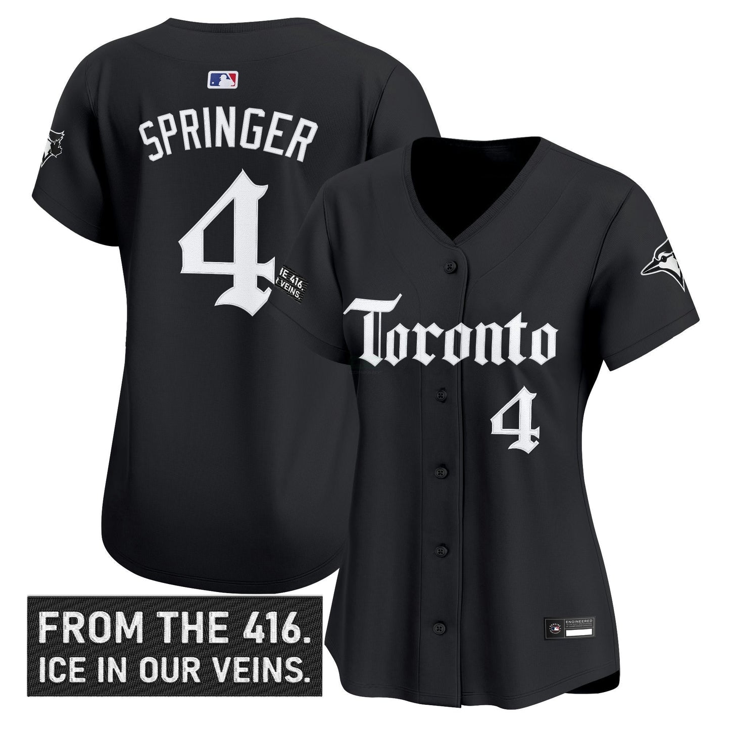Camisa MLB Women’s Toronto ‘Gothic North Edition’ Vapor Premier Limited Jersey