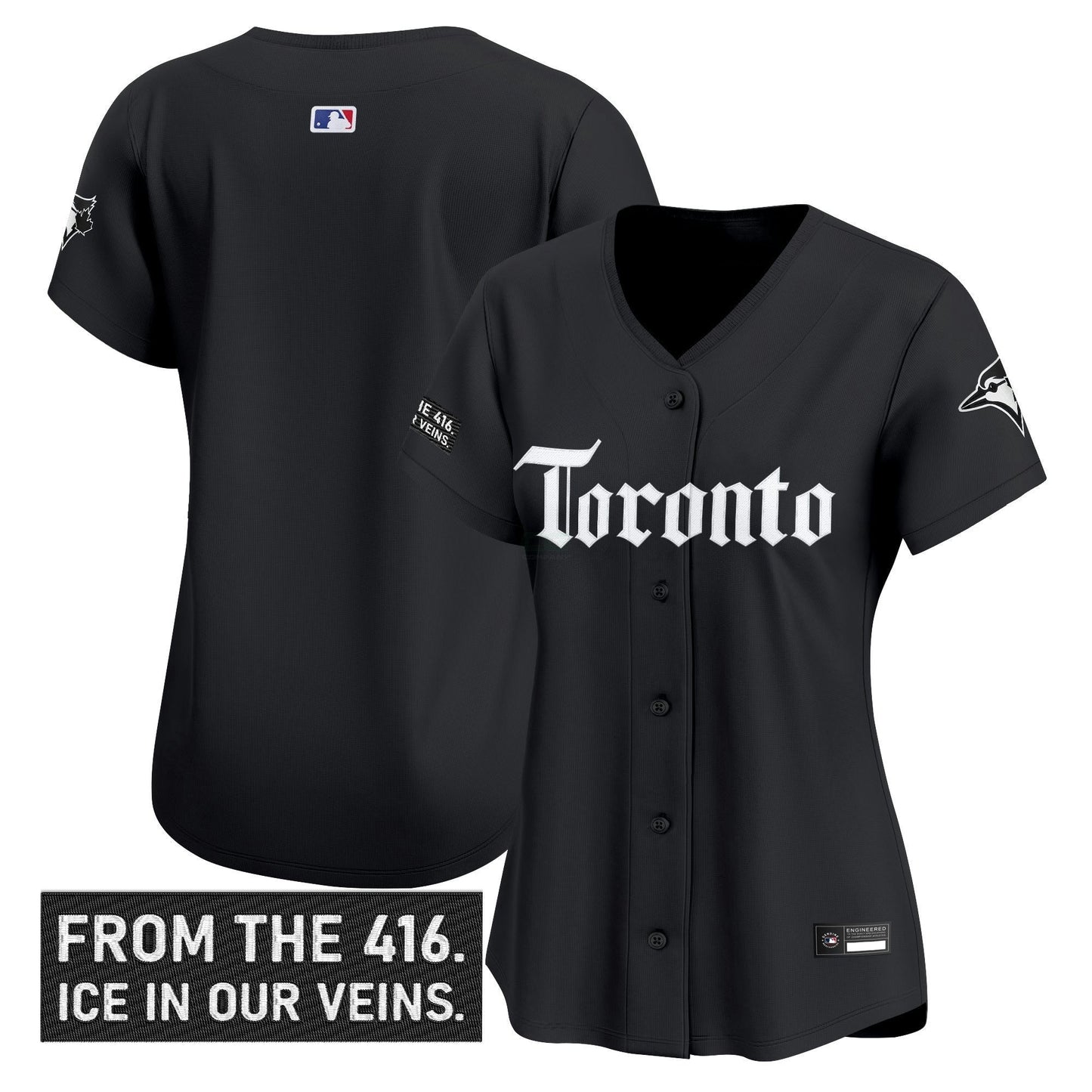 Camisa MLB Women’s Toronto ‘Gothic North Edition’ Vapor Premier Limited Jersey