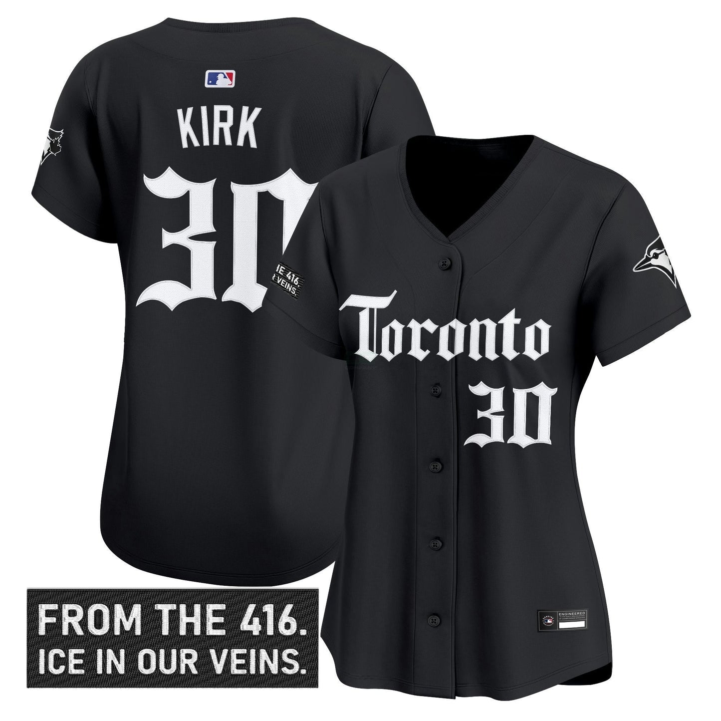 Camisa MLB Women’s Toronto ‘Gothic North Edition’ Vapor Premier Limited Jersey