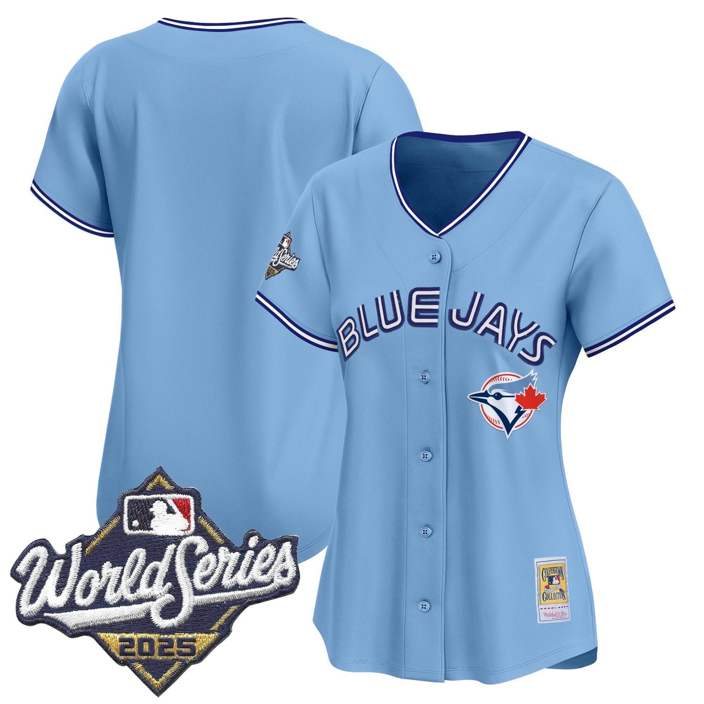 Camisa MLB Women’s Toronto Throwback Vapor Premier Limited Jersey – 2025 World Series Patch