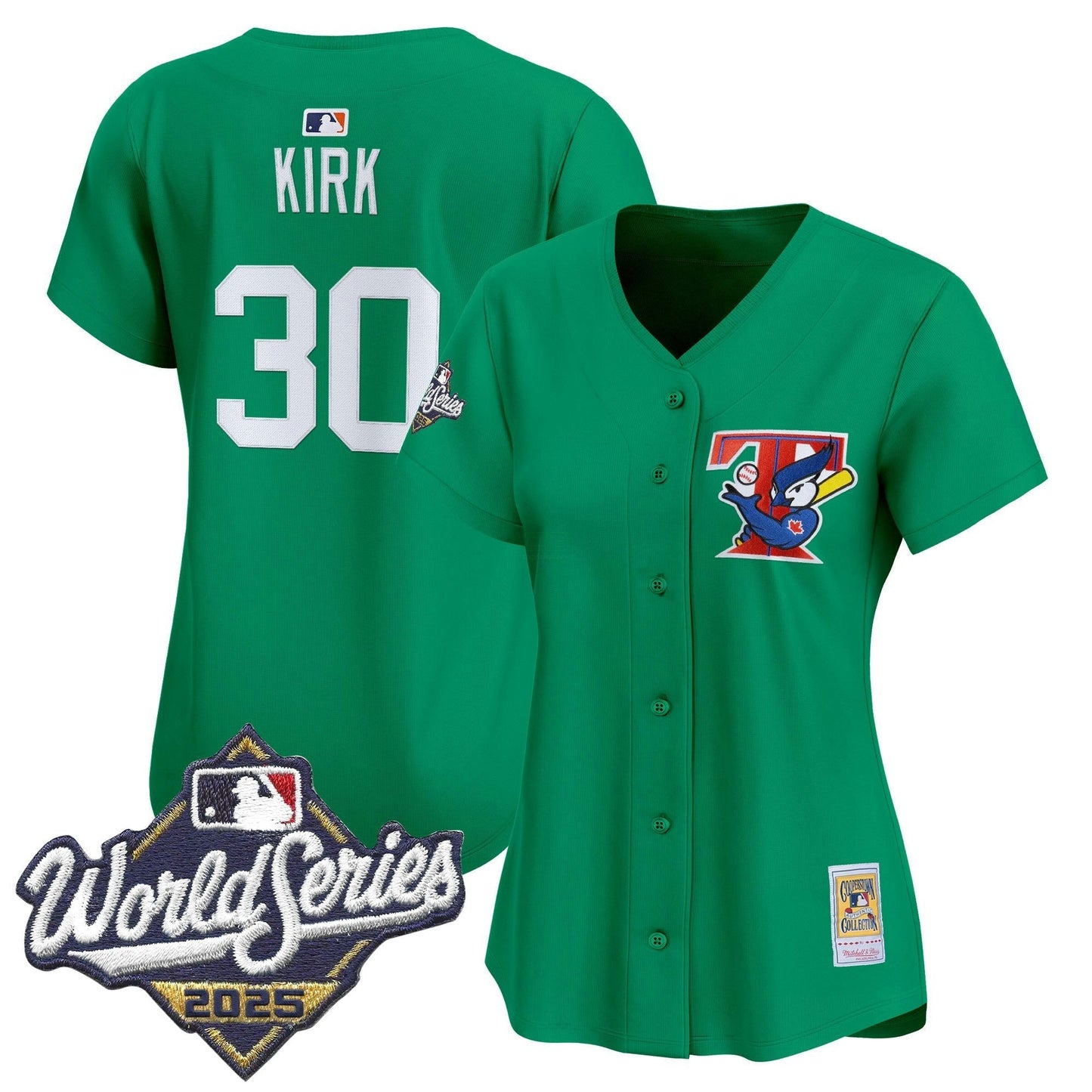Camisa MLB Women’s Toronto Throwback Vapor Premier Limited Jersey – 2025 World Series Patch