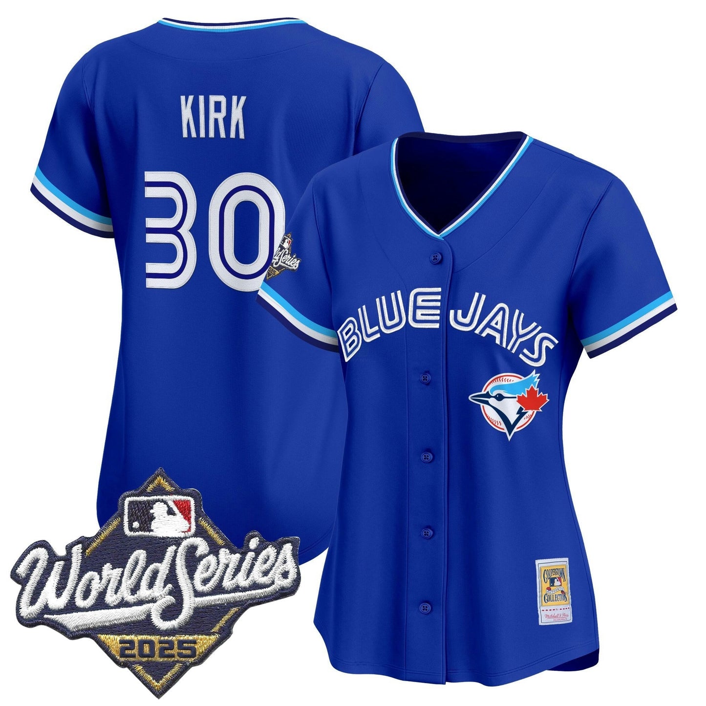 Camisa MLB Women’s Toronto Throwback Vapor Premier Limited Jersey – 2025 World Series Patch