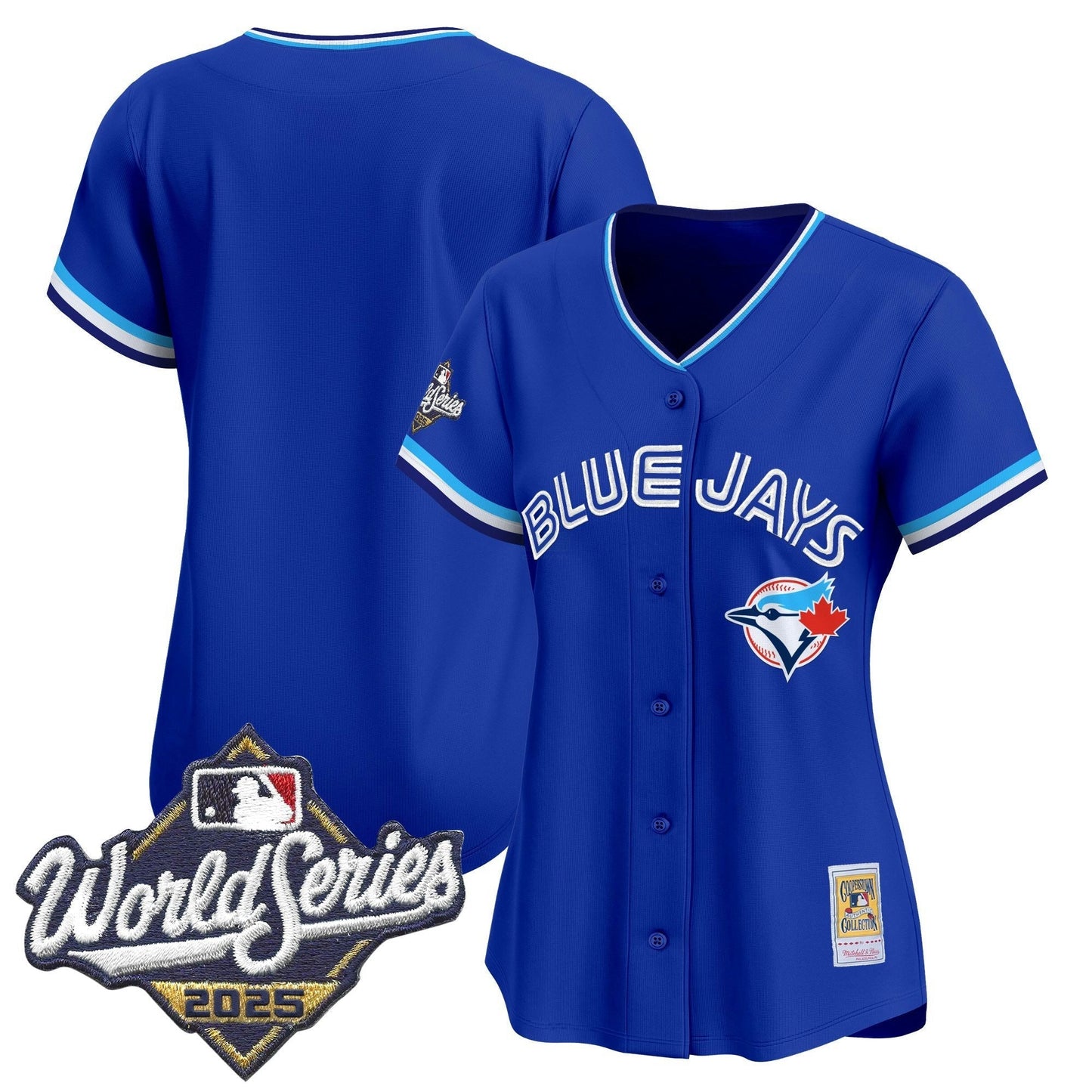 Camisa MLB Women’s Toronto Throwback Vapor Premier Limited Jersey – 2025 World Series Patch