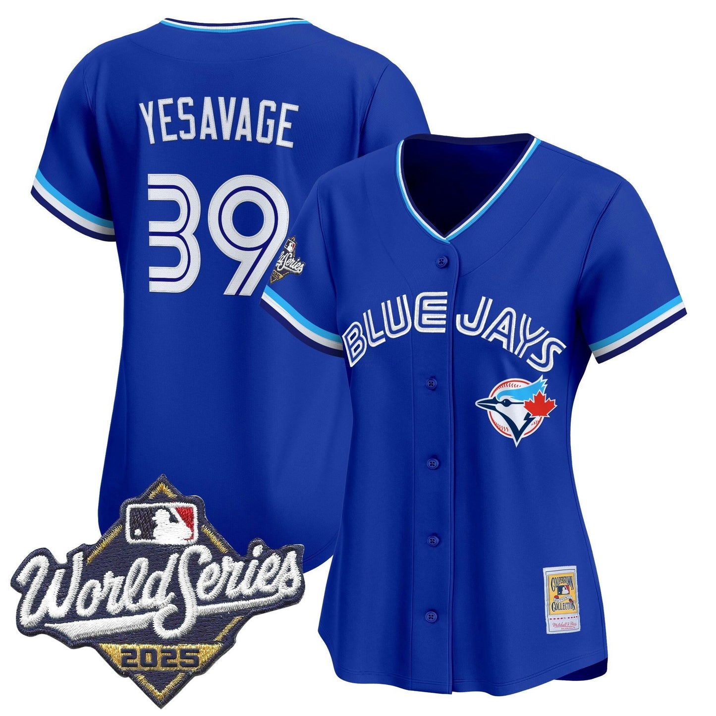 Camisa MLB Women’s Toronto Throwback Vapor Premier Limited Jersey – 2025 World Series Patch