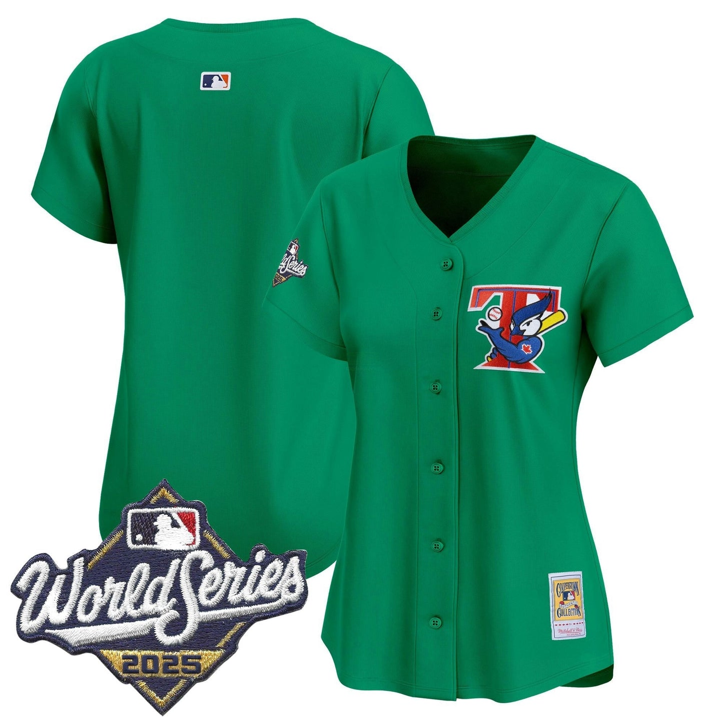 Camisa MLB Women’s Toronto Throwback Vapor Premier Limited Jersey – 2025 World Series Patch