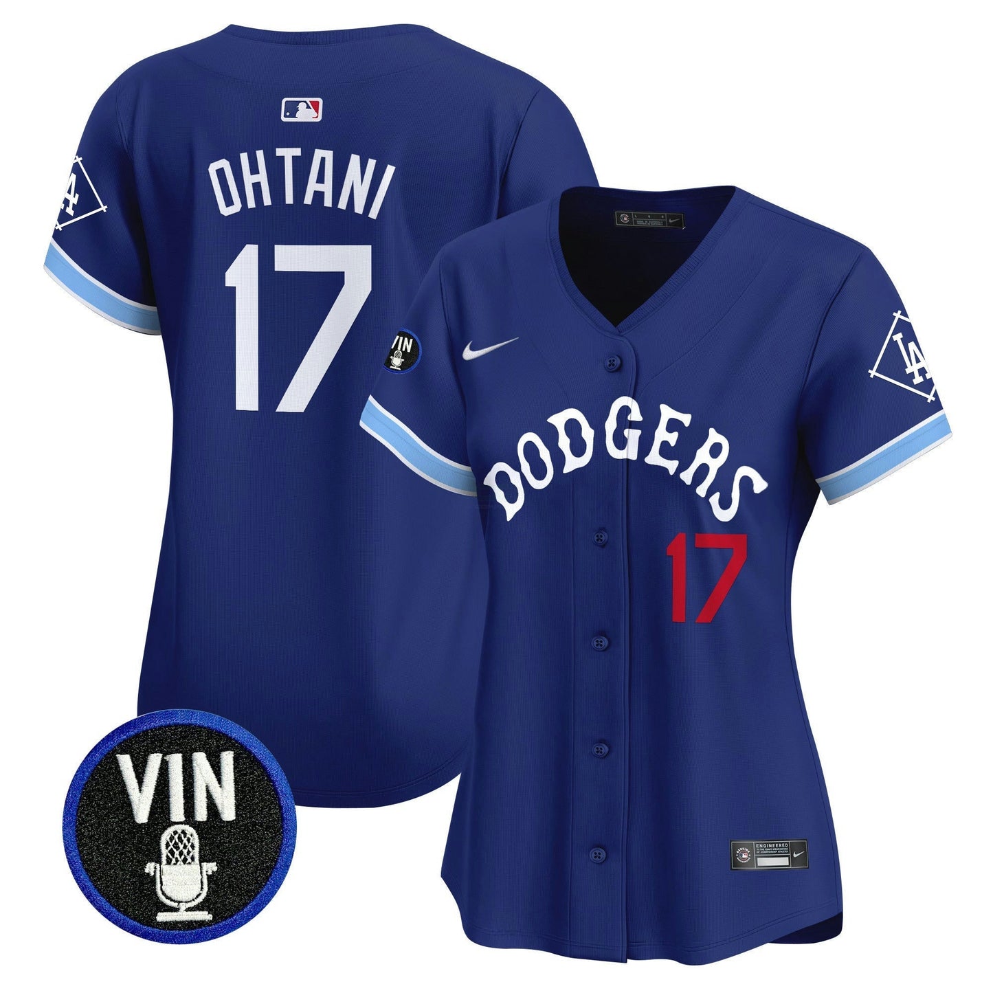 Camisa MLB Women’s Tribute Vin Scully Patch Vapor Premier Limited Jersey