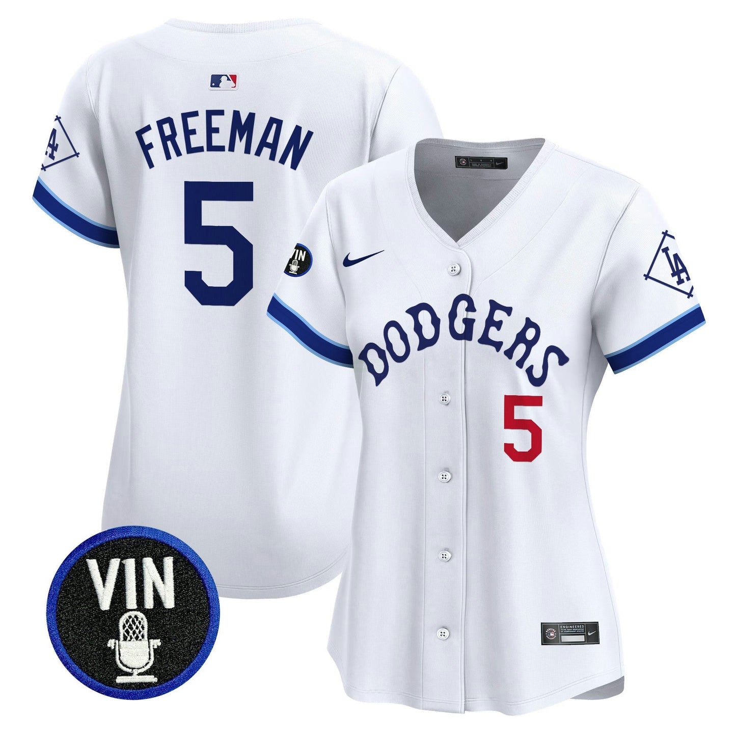 Camisa MLB Women’s Tribute Vin Scully Patch Vapor Premier Limited Jersey