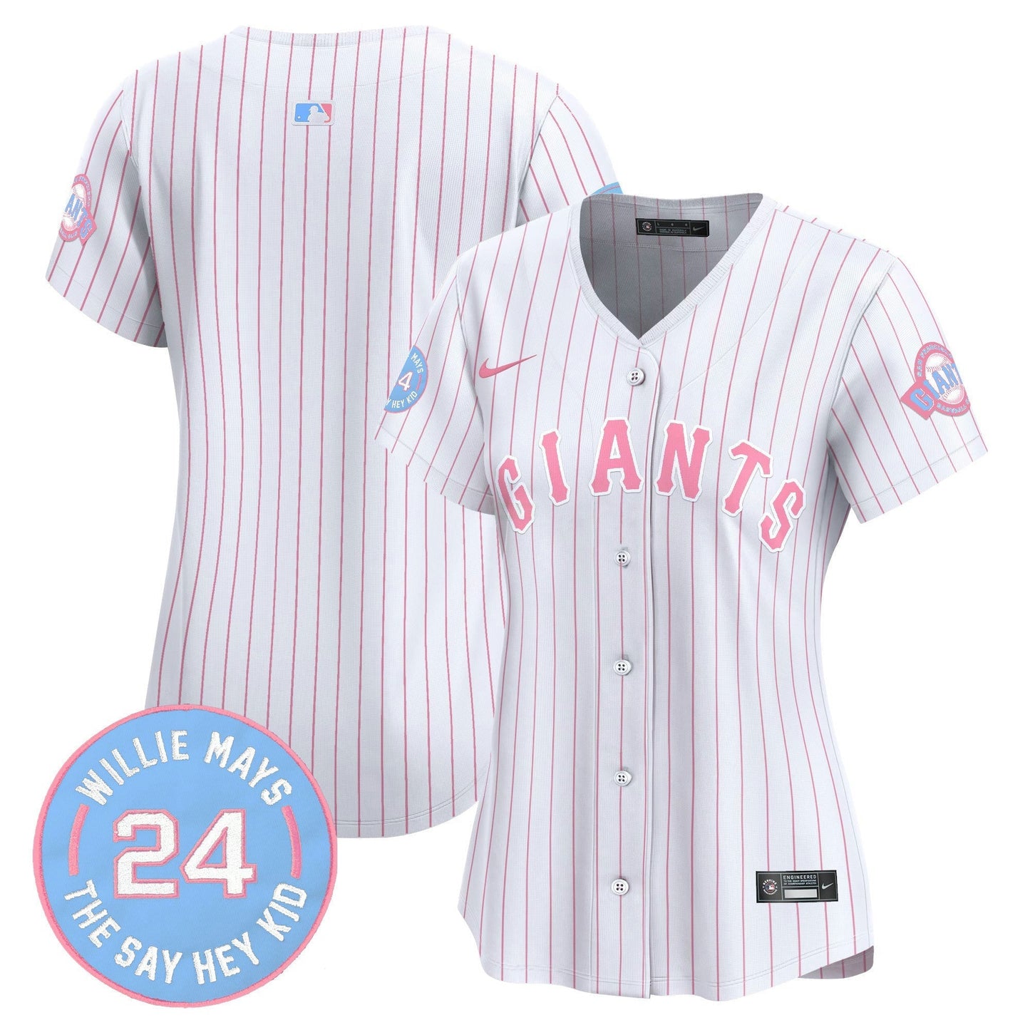 Camisa MLB Women’s Unisex San Francisco Bubblegum Pink Vapor Premier Limited Jersey