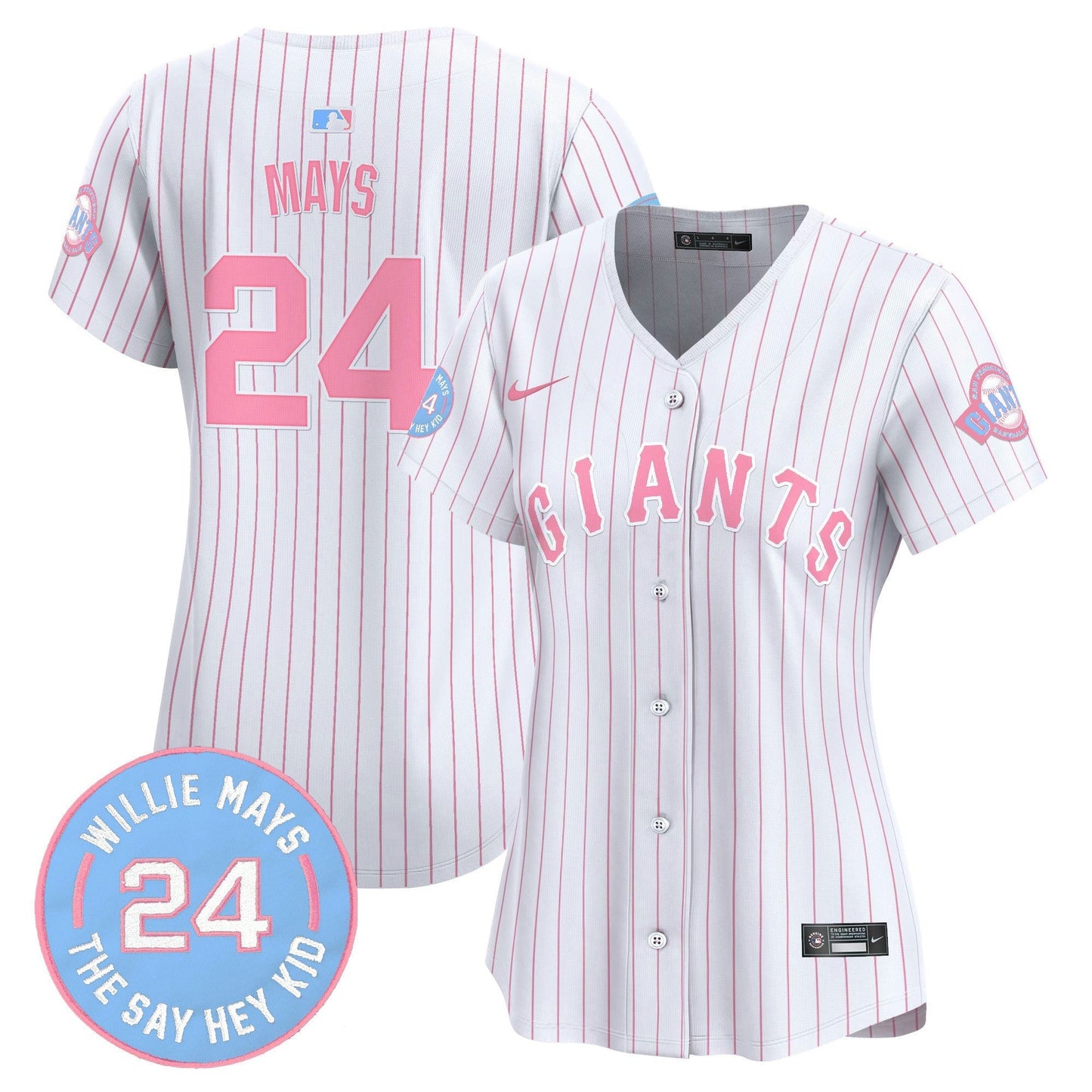 Camisa MLB Women’s Unisex San Francisco Bubblegum Pink Vapor Premier Limited Jersey