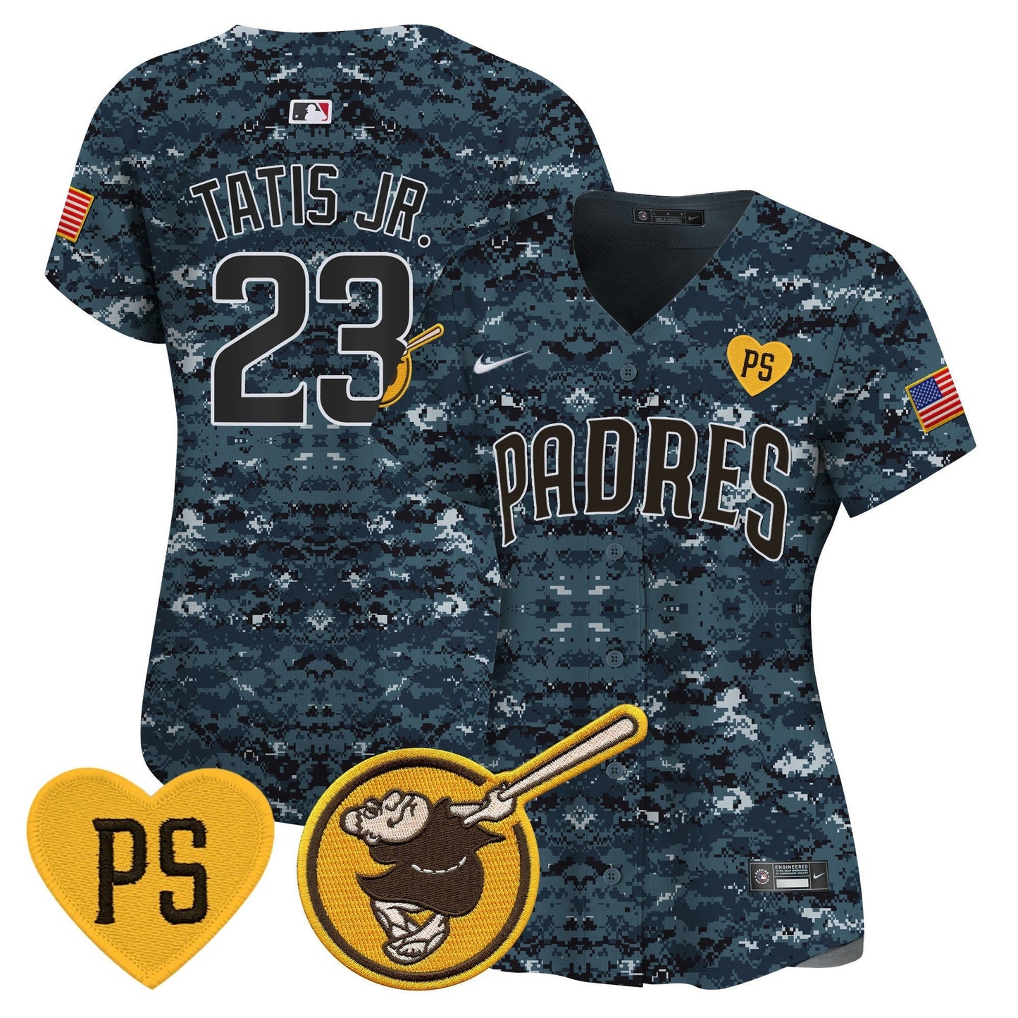 Camisa MLB San Diego Padres Women’s USMC Alternativa Vapor Premier Limited Jersey