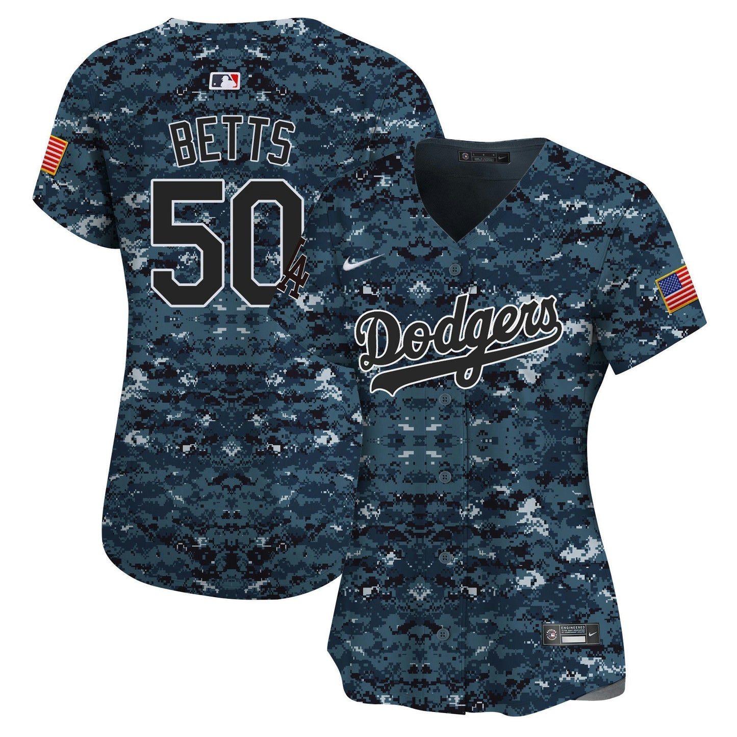 Camisa MLB Los Angeles Dodgers Women’s USMC Alternativa Vapor Premier Limited Jersey