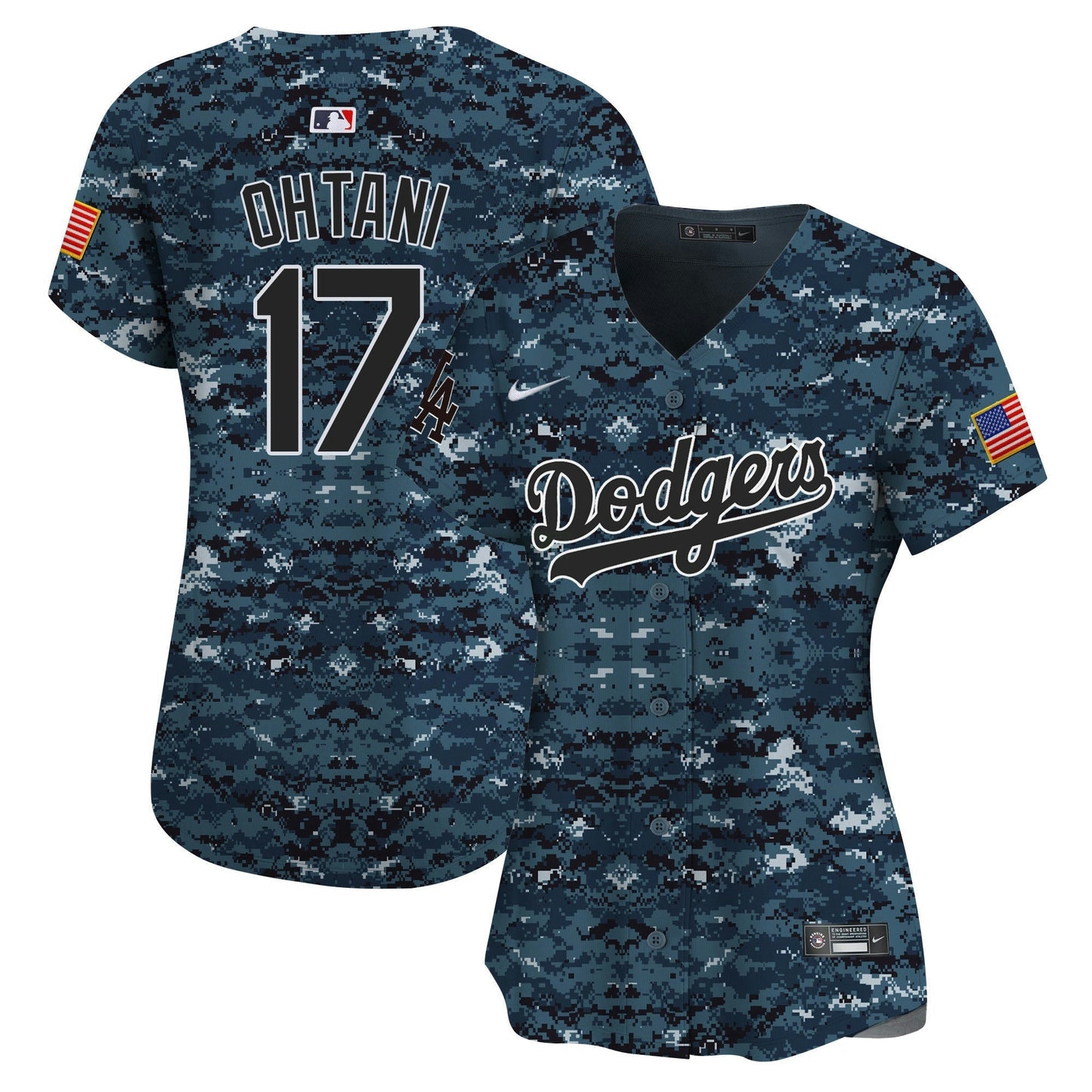 Camisa MLB Los Angeles Dodgers Women’s USMC Alternativa Vapor Premier Limited Jersey