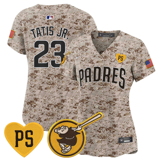 Camisa MLB San Diego Padres Women’s USMC Alternativa Vapor Premier Limited Jersey