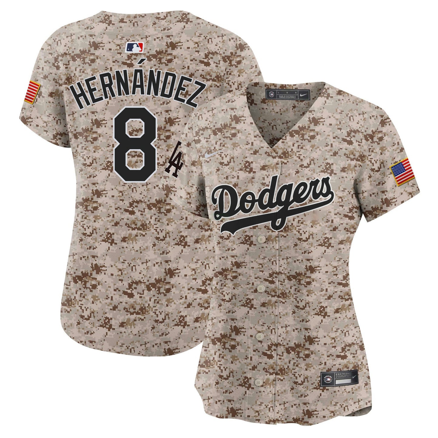 Camisa MLB Los Angeles Dodgers Women’s USMC Alternativa Vapor Premier Limited Jersey