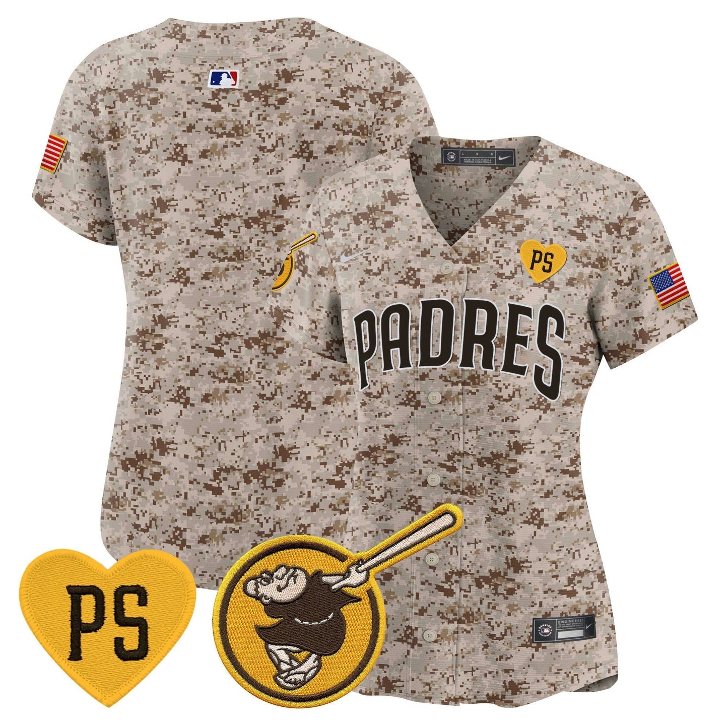 Camisa MLB San Diego Padres Women’s USMC Alternativa Vapor Premier Limited Jersey