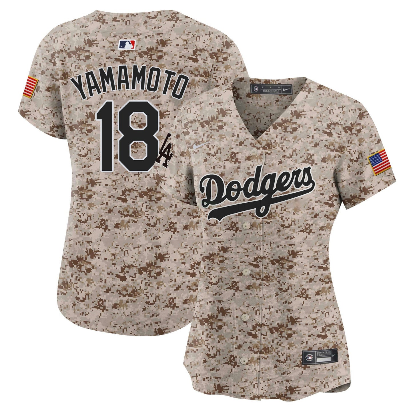 Camisa MLB Los Angeles Dodgers Women’s USMC Alternativa Vapor Premier Limited Jersey