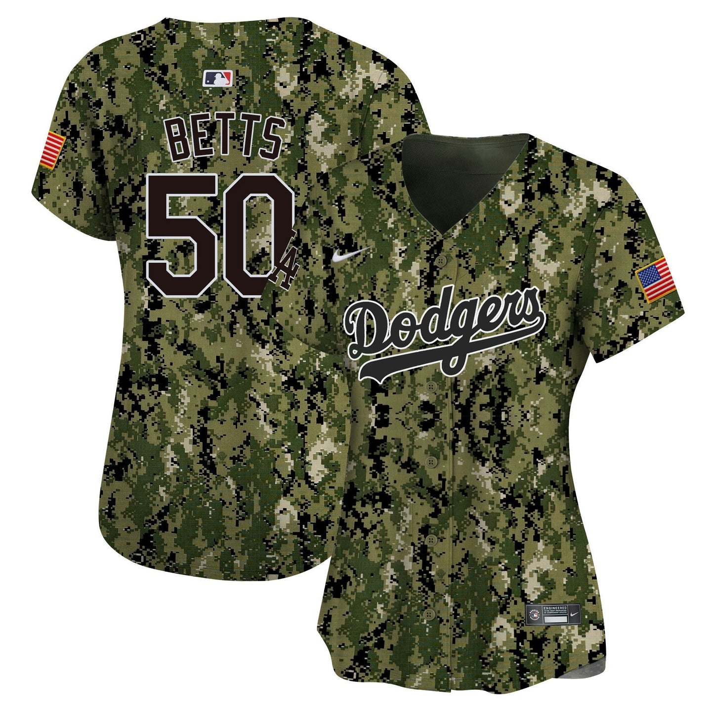 Camisa MLB Los Angeles Dodgers Women’s USMC Alternativa Vapor Premier Limited Jersey