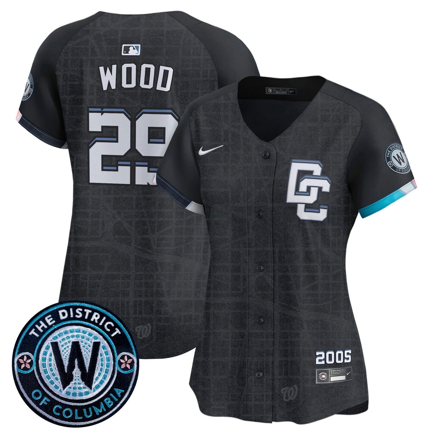 Camisa MLB Women’s Washington 2025 City Connect Vapor Premier Limited Jersey – Stitched