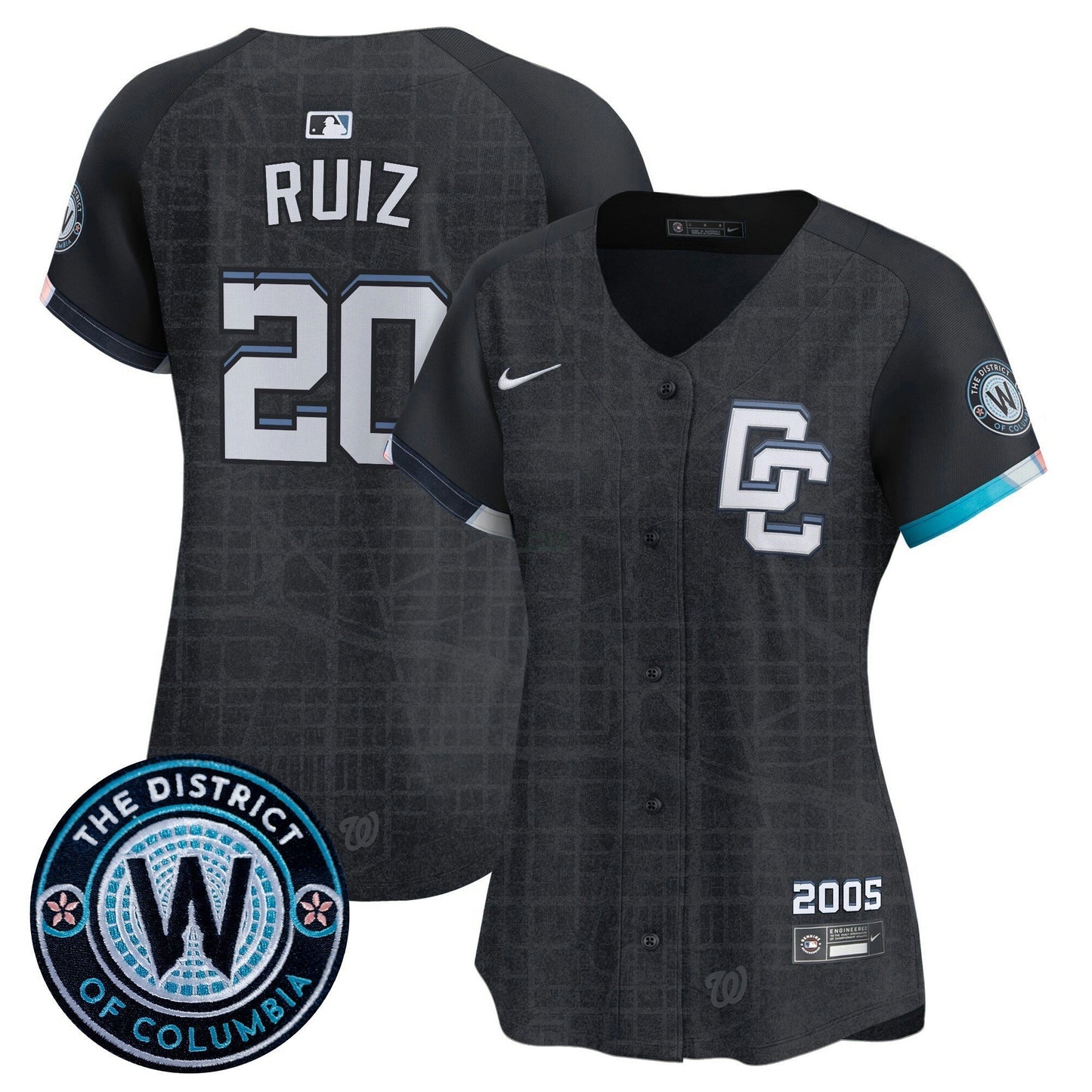 Camisa MLB Women’s Washington 2025 City Connect Vapor Premier Limited Jersey – Stitched