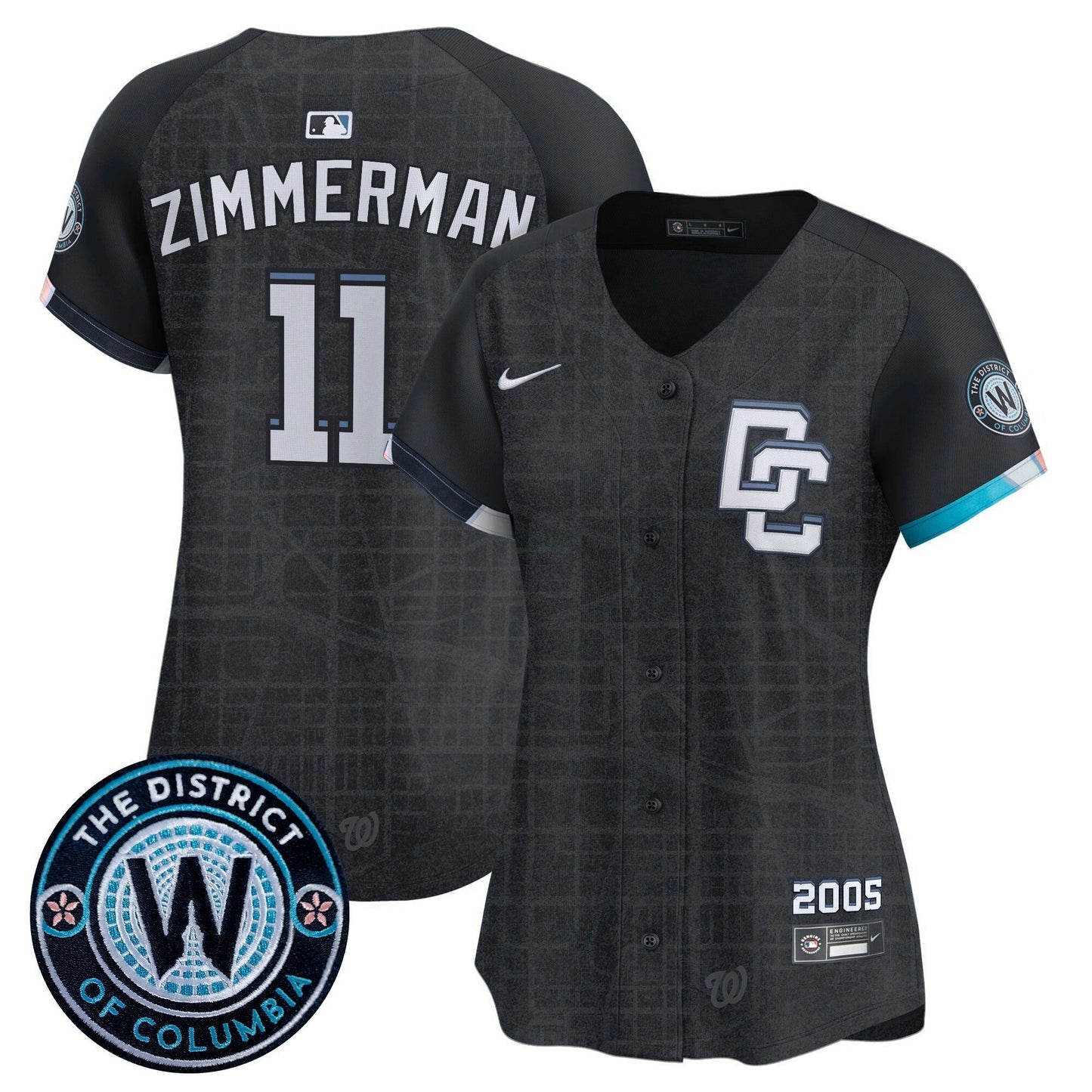 Camisa MLB Women’s Washington 2025 City Connect Vapor Premier Limited Jersey – Stitched