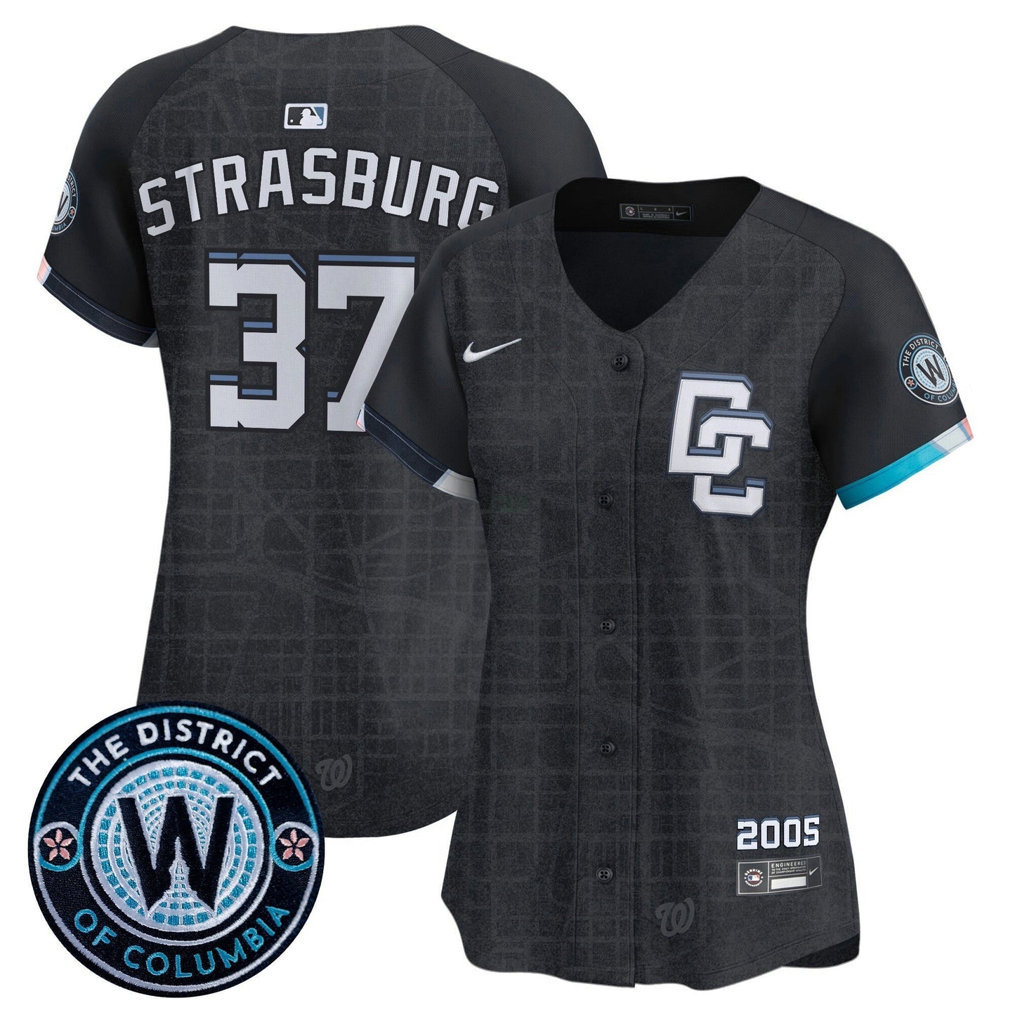 Camisa MLB Women’s Washington 2025 City Connect Vapor Premier Limited Jersey – Stitched