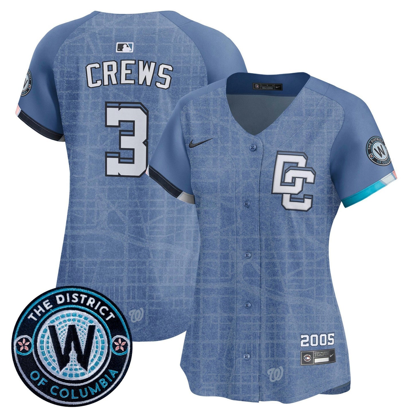 Camisa MLB Women’s Washington 2025 City Connect Vapor Premier Limited Jersey – Stitched