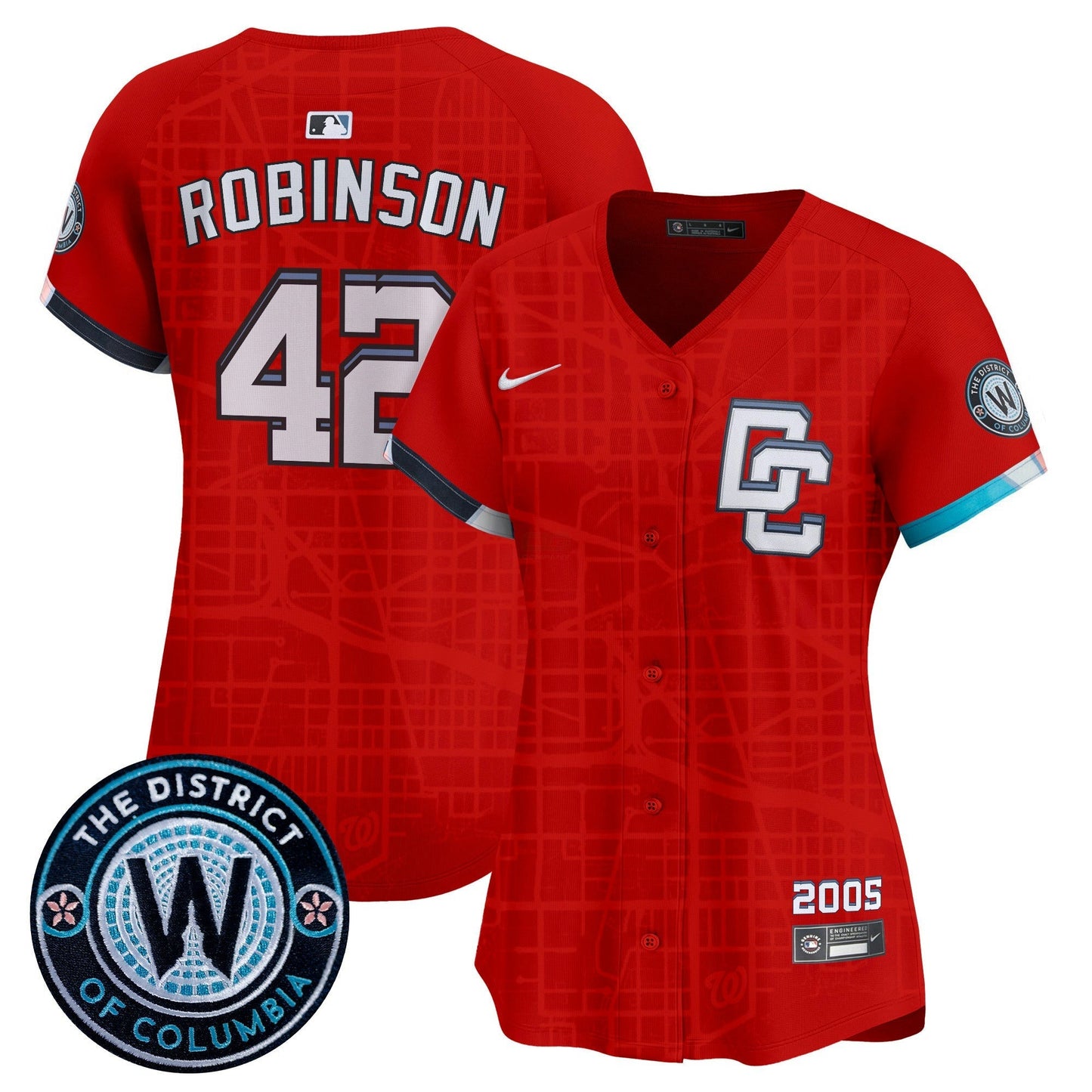 Camisa MLB Women’s Washington 2025 City Connect Vapor Premier Limited Jersey – Stitched