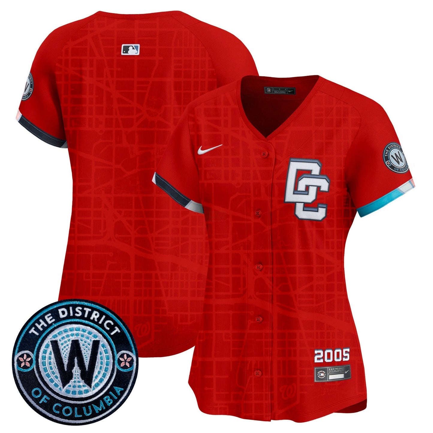 Camisa MLB Women’s Washington 2025 City Connect Vapor Premier Limited Jersey – Stitched