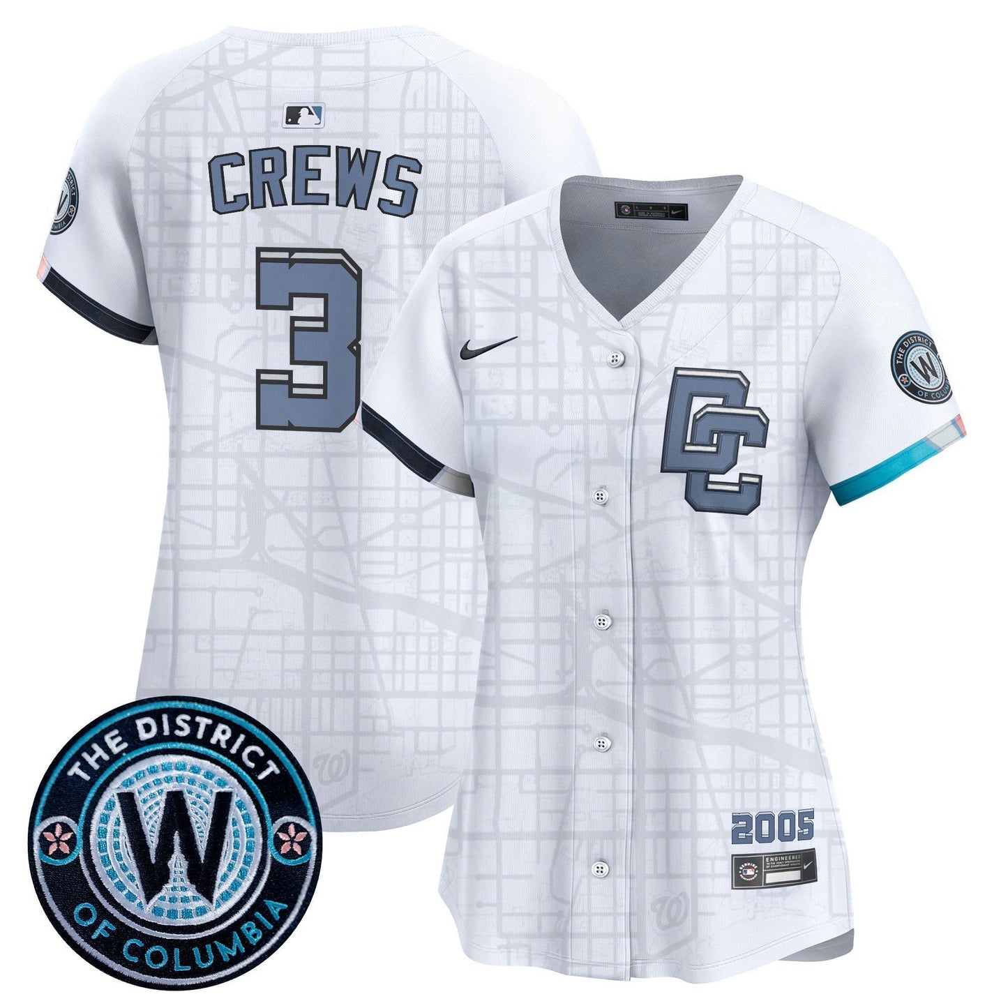 Camisa MLB Women’s Washington 2025 City Connect Vapor Premier Limited Jersey – Stitched