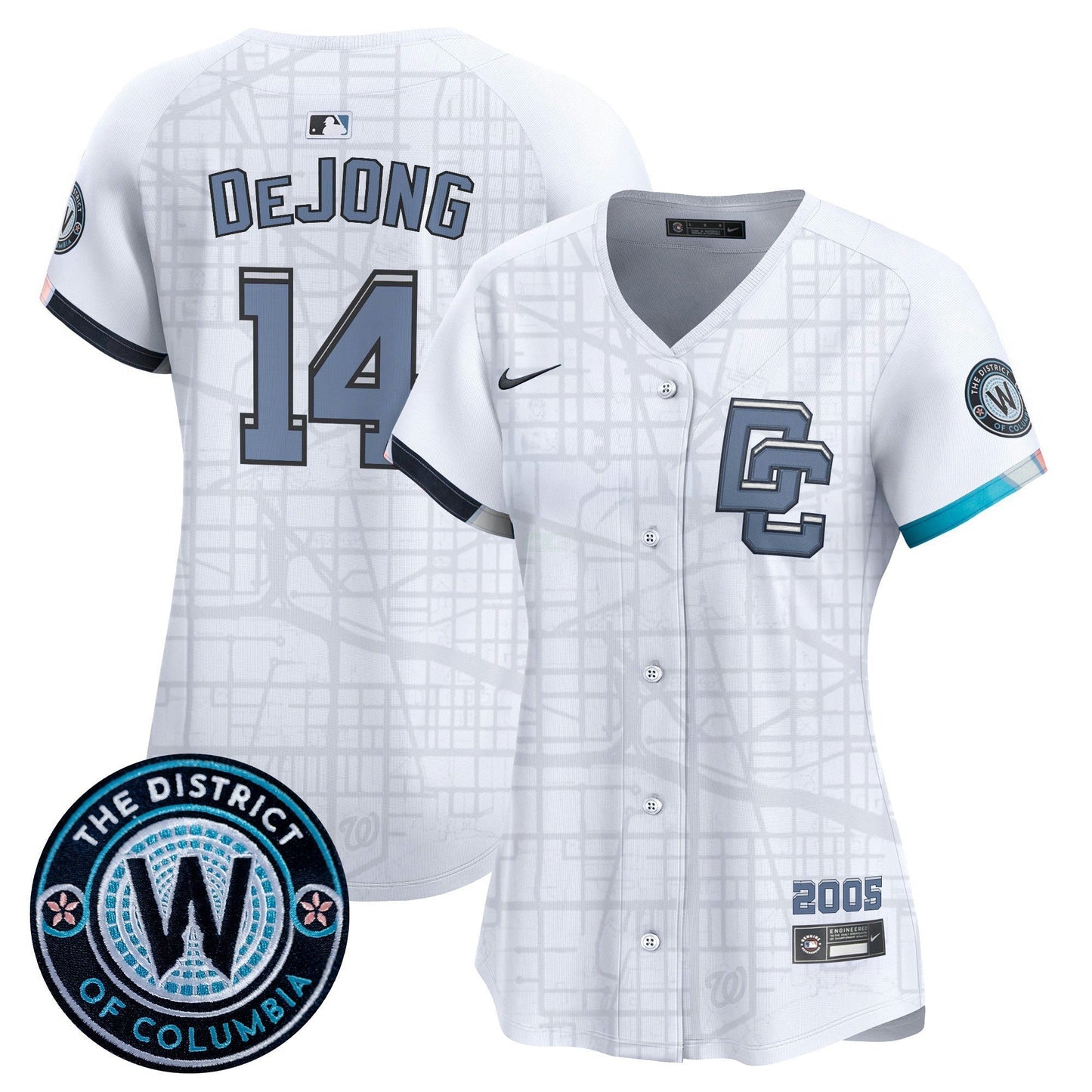 Camisa MLB Women’s Washington 2025 City Connect Vapor Premier Limited Jersey – Stitched