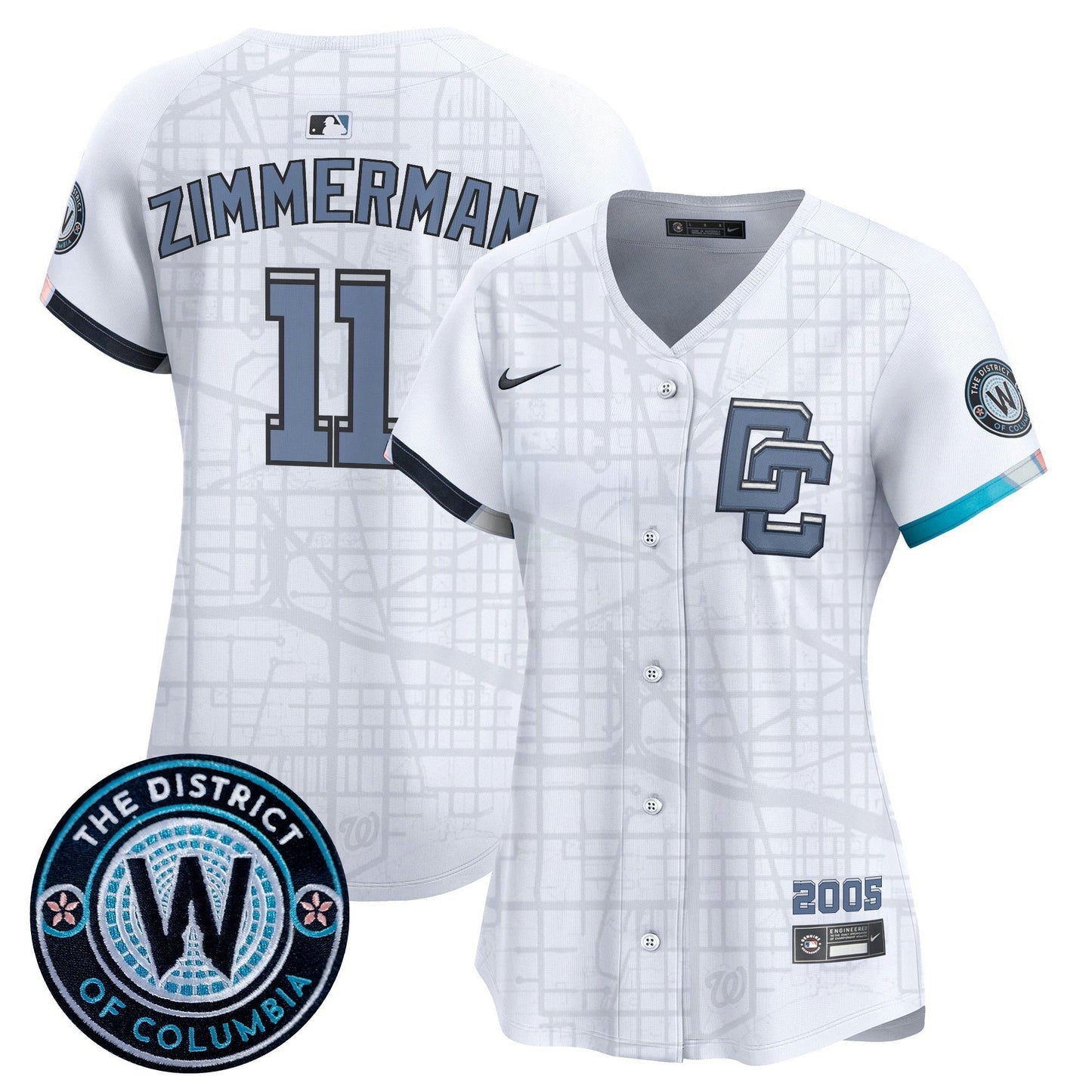 Camisa MLB Women’s Washington 2025 City Connect Vapor Premier Limited Jersey – Stitched