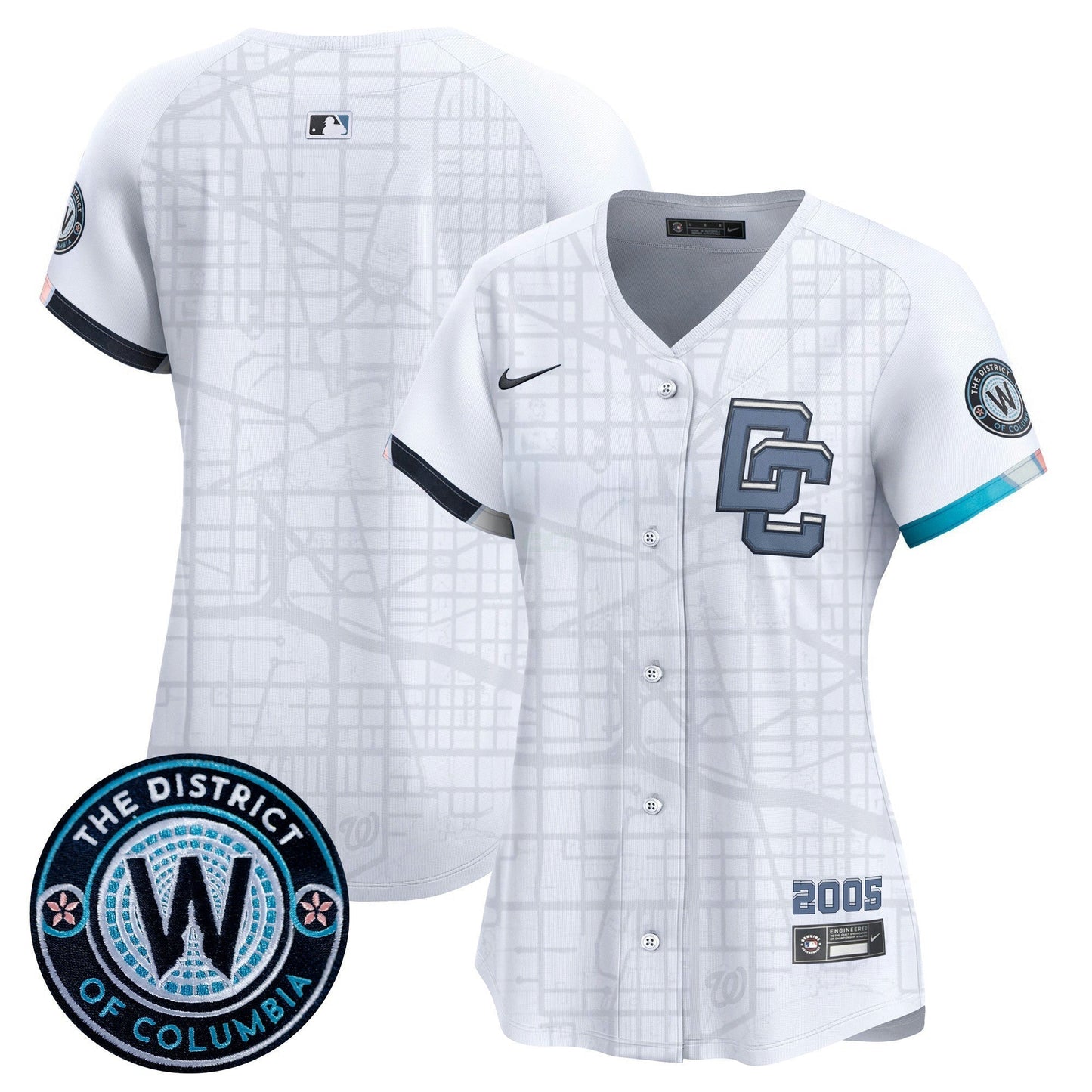 Camisa MLB Women’s Washington 2025 City Connect Vapor Premier Limited Jersey – Stitched