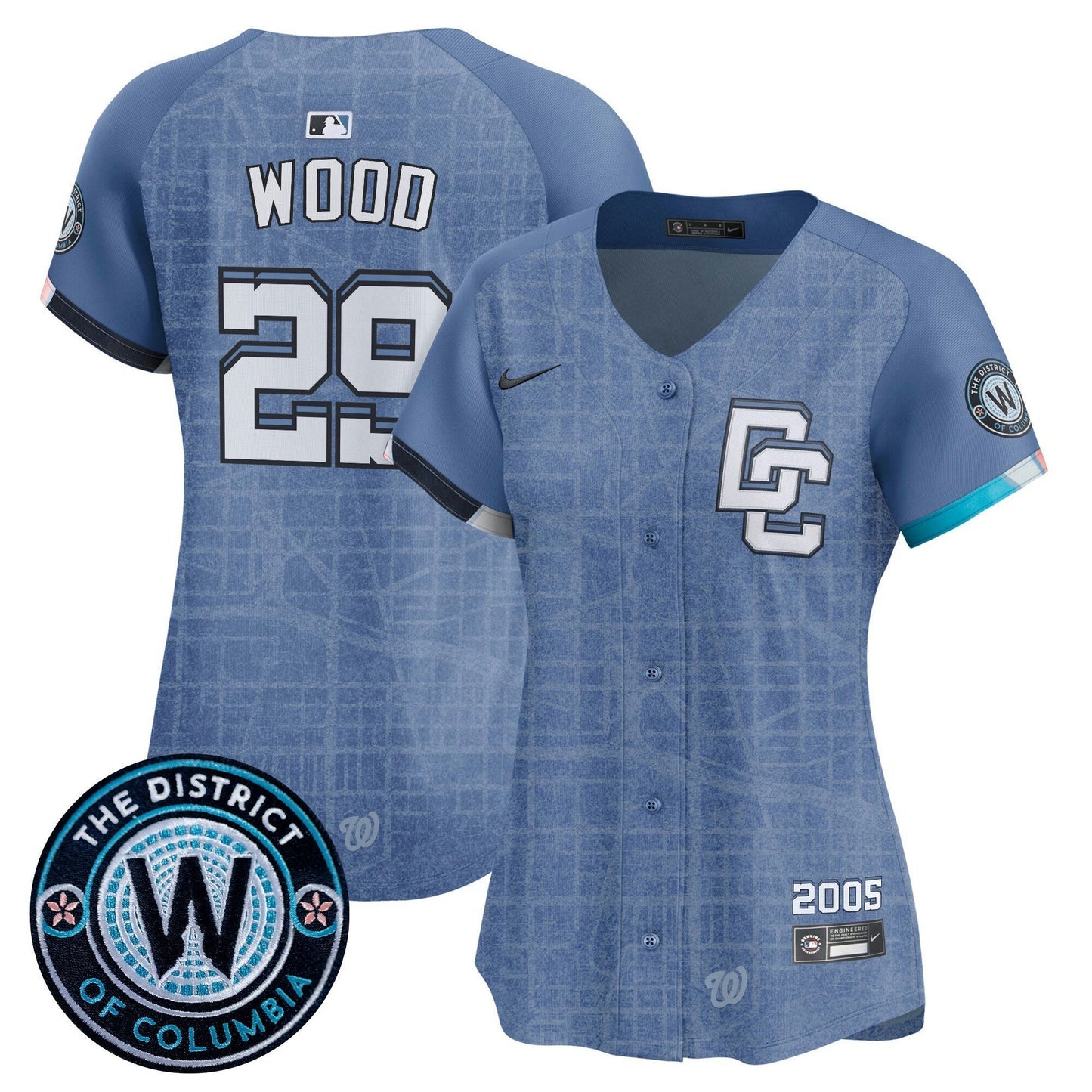 Camisa MLB Women’s Washington 2025 City Connect Vapor Premier Limited Jersey – Stitched