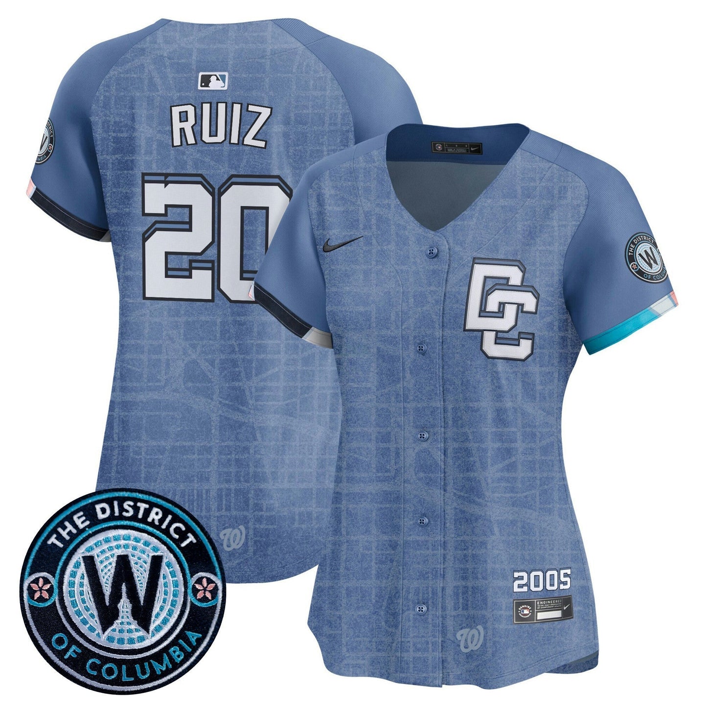 Camisa MLB Women’s Washington 2025 City Connect Vapor Premier Limited Jersey – Stitched