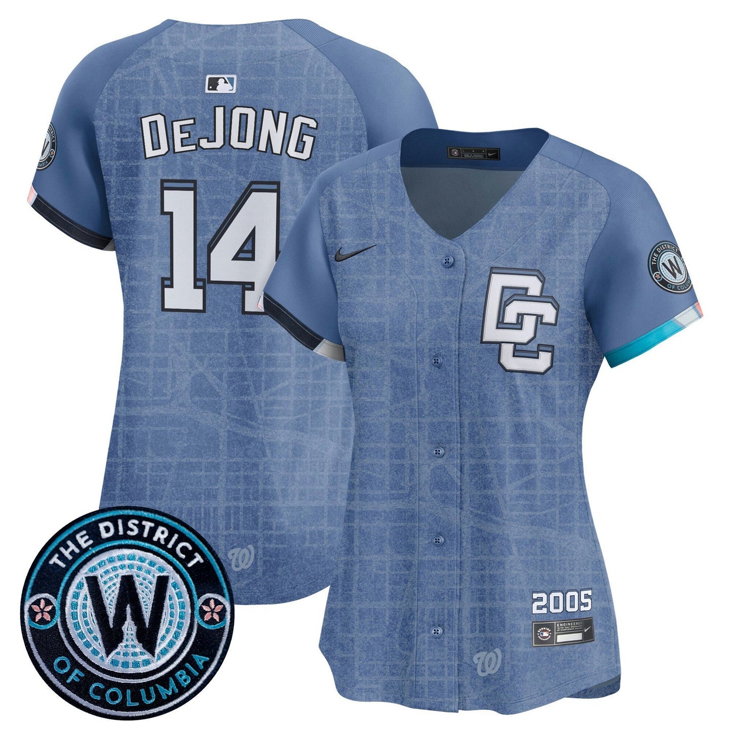 Camisa MLB Women’s Washington 2025 City Connect Vapor Premier Limited Jersey – Stitched