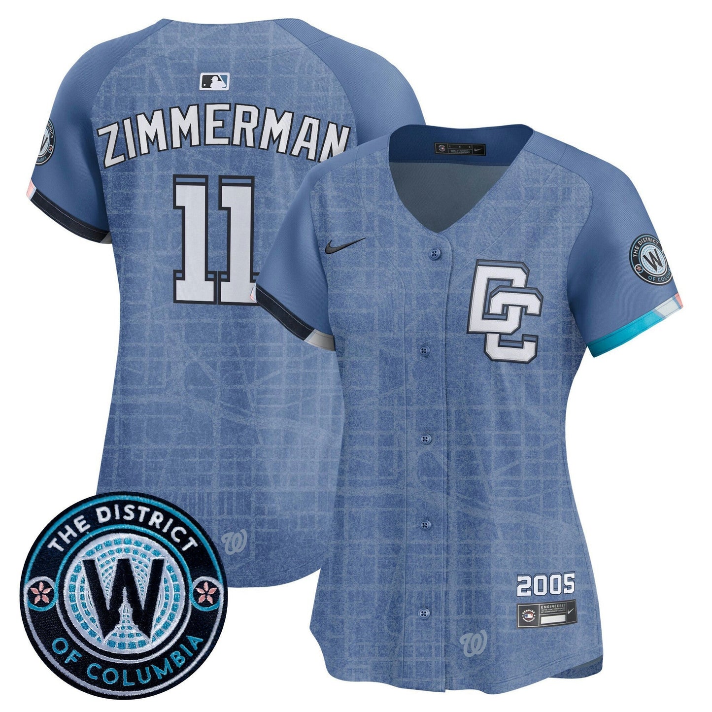 Camisa MLB Women’s Washington 2025 City Connect Vapor Premier Limited Jersey – Stitched