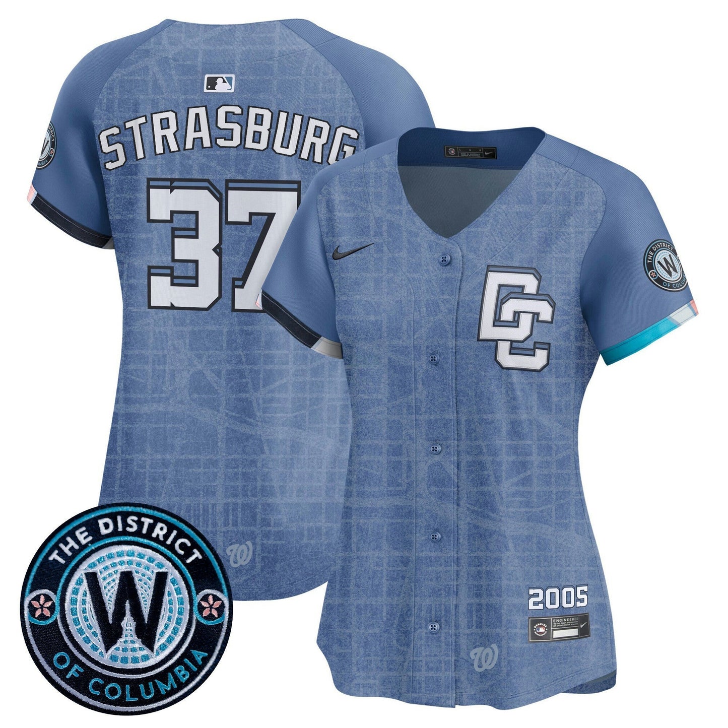 Camisa MLB Women’s Washington 2025 City Connect Vapor Premier Limited Jersey – Stitched