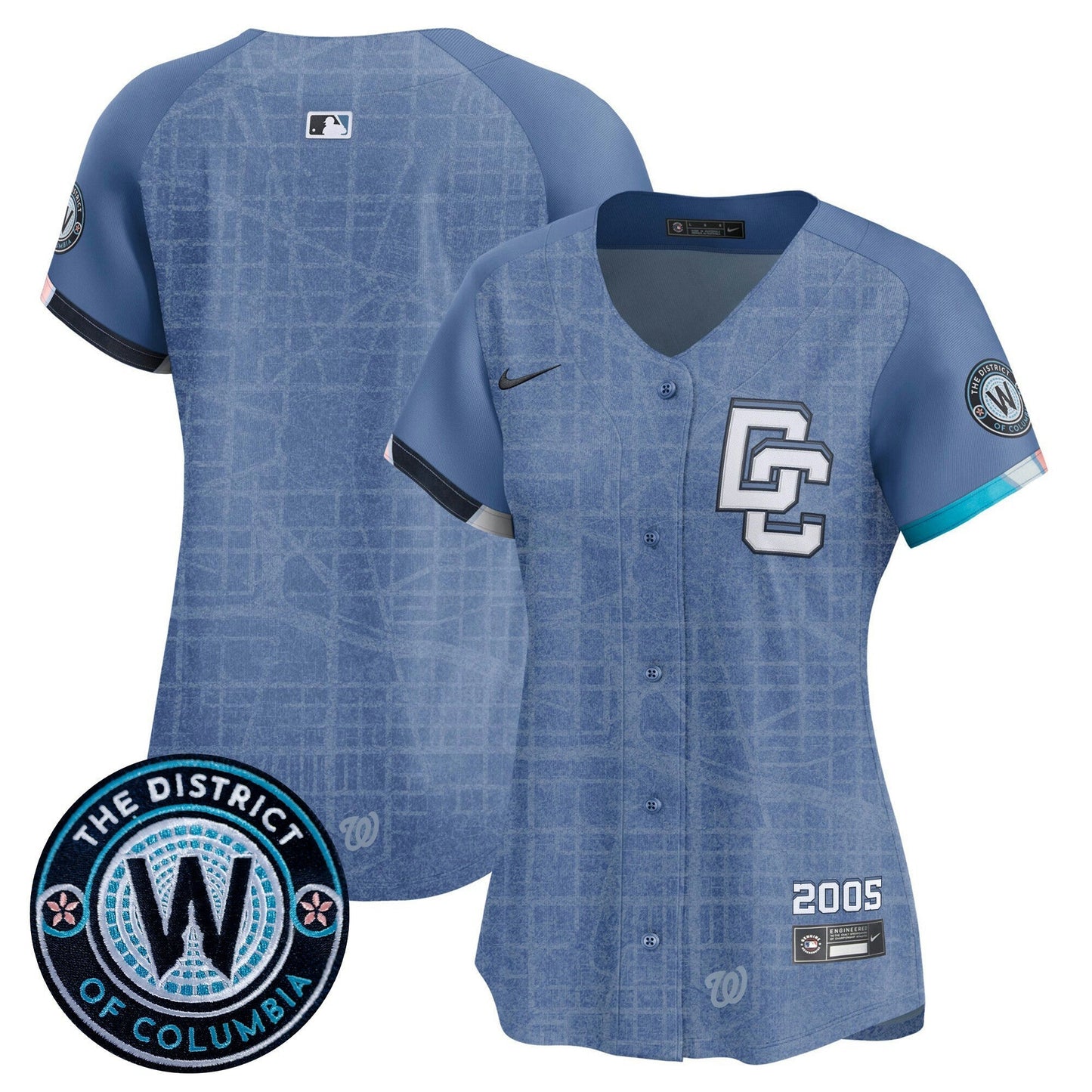 Camisa MLB Women’s Washington 2025 City Connect Vapor Premier Limited Jersey – Stitched