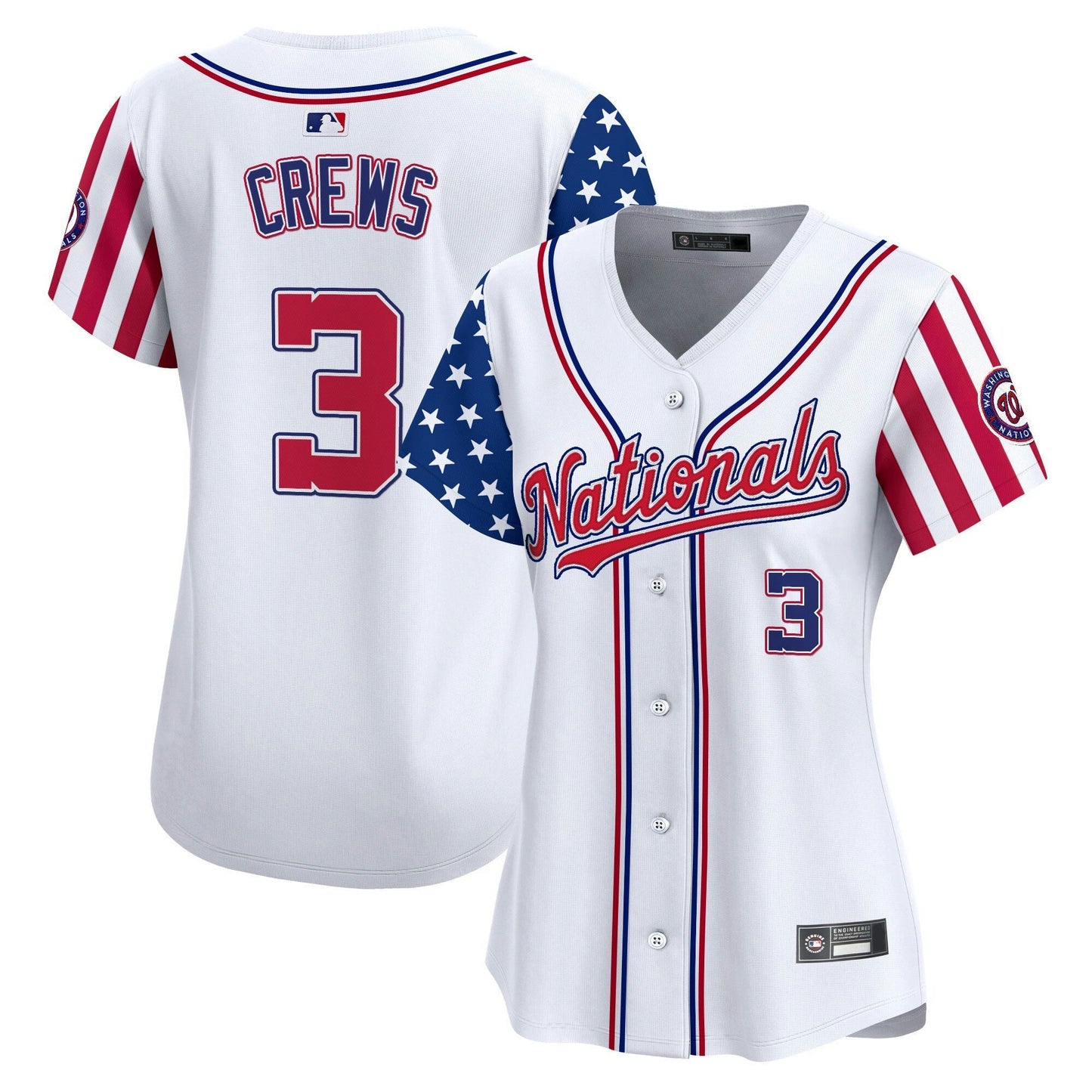 Camisa MLB Women’s Washington 2025 Independence Day Vapor Premier Limited Jersey