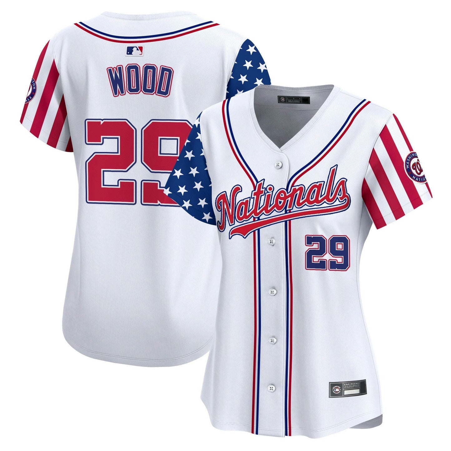 Camisa MLB Women’s Washington 2025 Independence Day Vapor Premier Limited Jersey